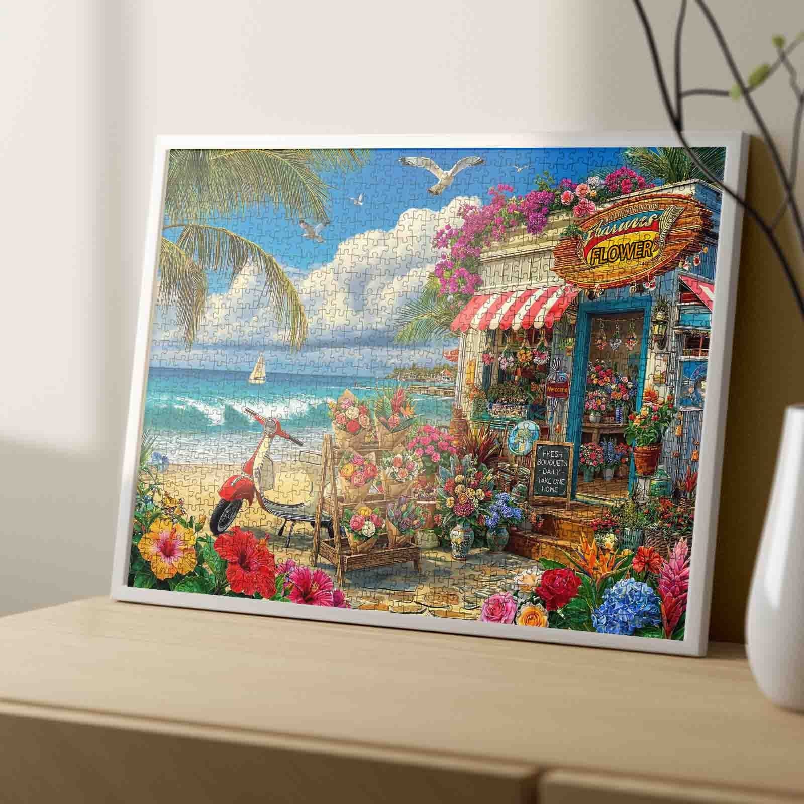 tucocoo-tropical-beach-flower-shop-puzzle-1000-teile-blumen image 4
