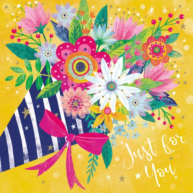 otter-house-flower-festival-bouquet-grusskarte-blumen image 1