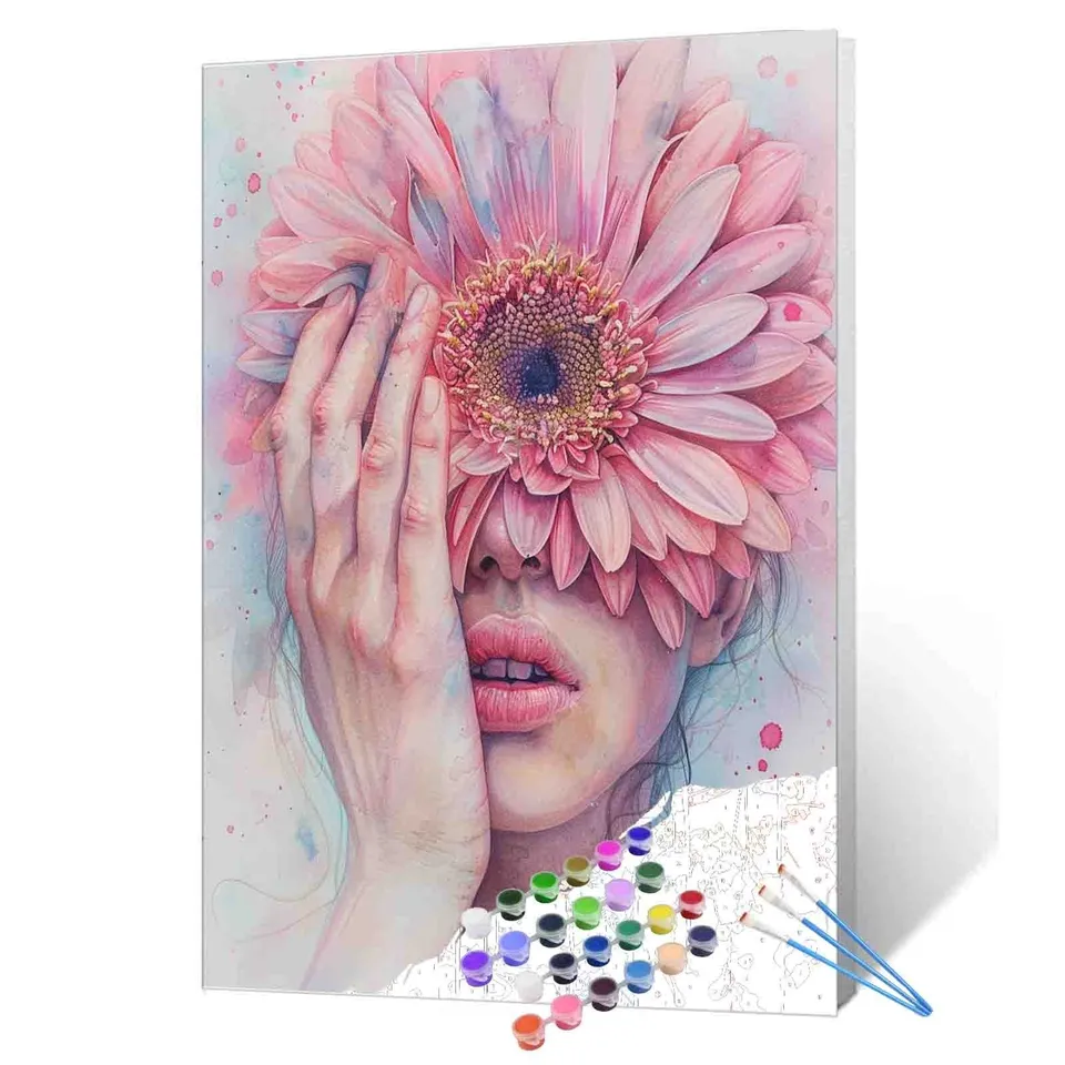 tucocoo-pink-bloom-gaze-malen-nach-zahlen-40x50-ohne-rahmen image 1