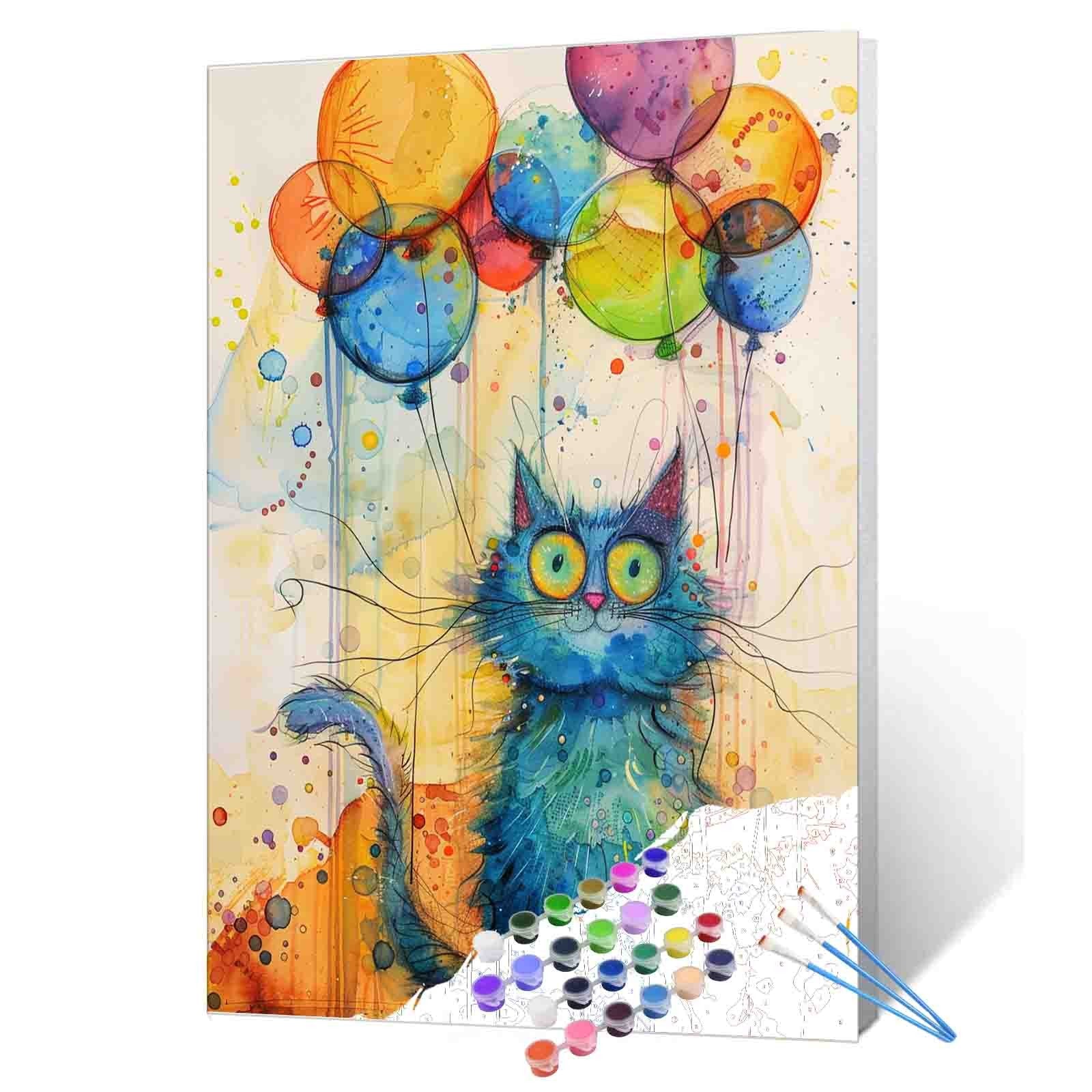 tucocoo-playful-blue-cat-malen-nach-zahlen-40x50-ohne-rahmen image 1