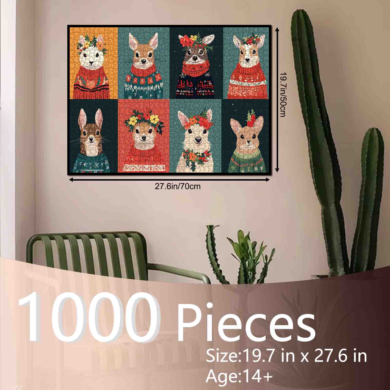 tucocoo-festive-woodland-friends-puzzle-1000-teile-tiere image 5