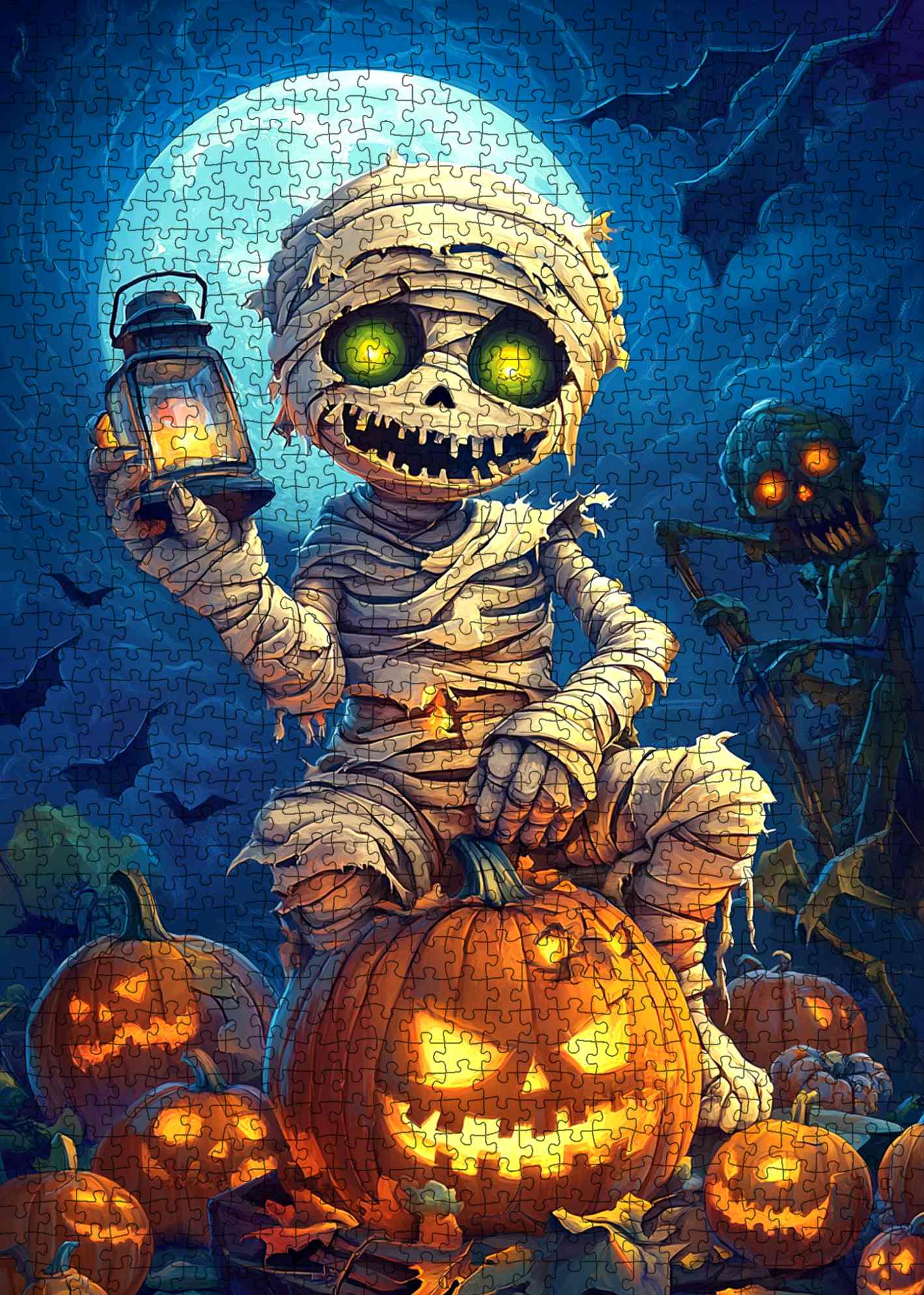 tucocoo-jigsaw-puzzles-halloween-mummy-lantern-puzzle-1000-teile image 2