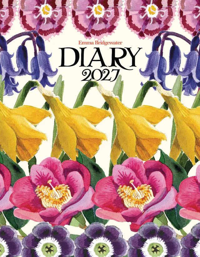 otter-house-emma-bridgewater-flowers-deluxe-diary-2027 image 1