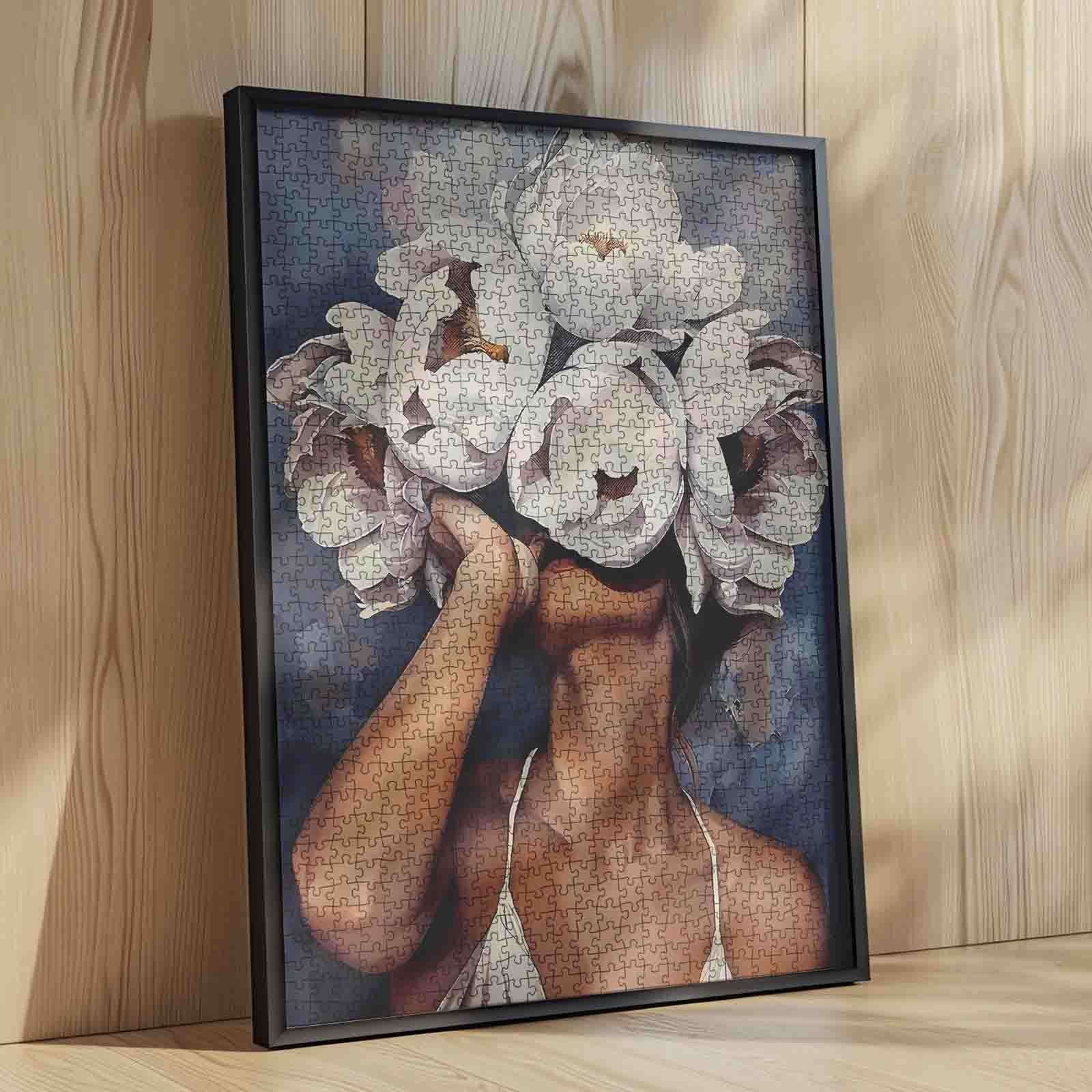 tucocoo-jigsaw-puzzles-wei-e-blume-puzzle-1000-teile-portrait image 4