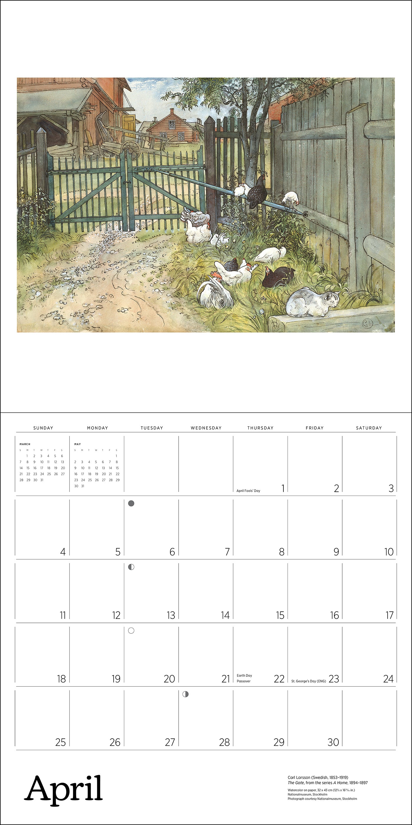 pomegranate-carl-larsson-2027-wandkalender-aquarell image 5