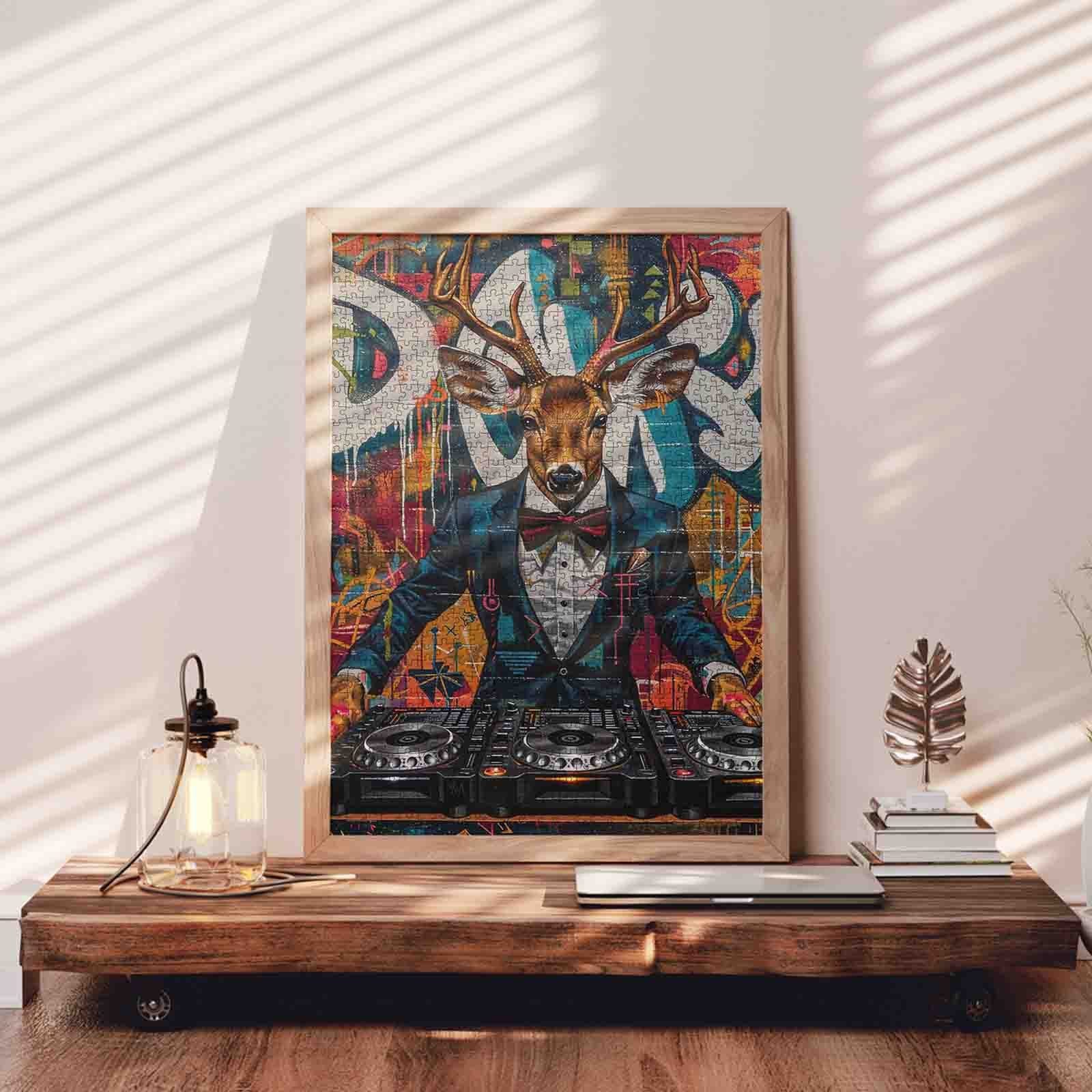 tucocoo-dj-deer-graffiti-puzzle-1000-teile image 3