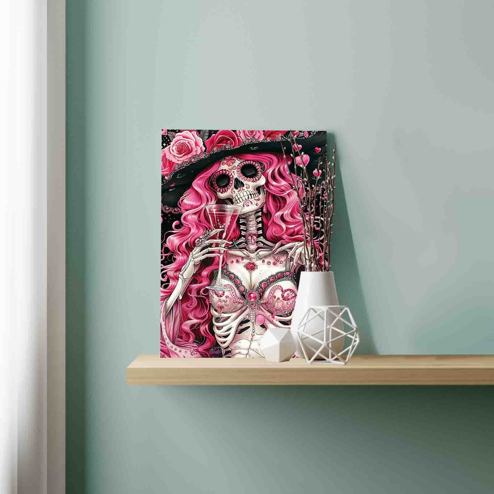 tucocoo-glamorous-skeleton-lady-malen-nach-zahlen-40x50 image 3