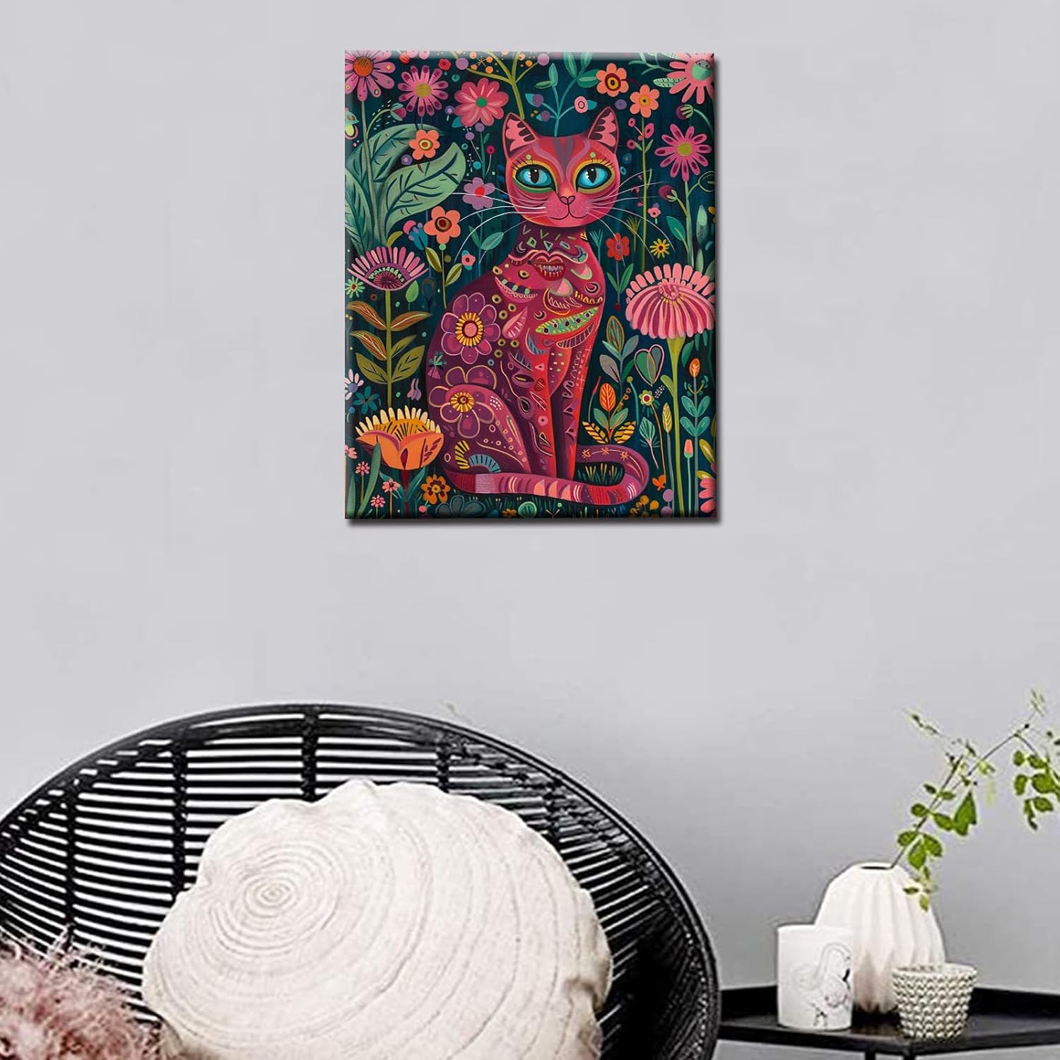 tucocoo-floral-red-cat-malen-nach-zahlen-40x50-cm-ohne-rahmen image 3