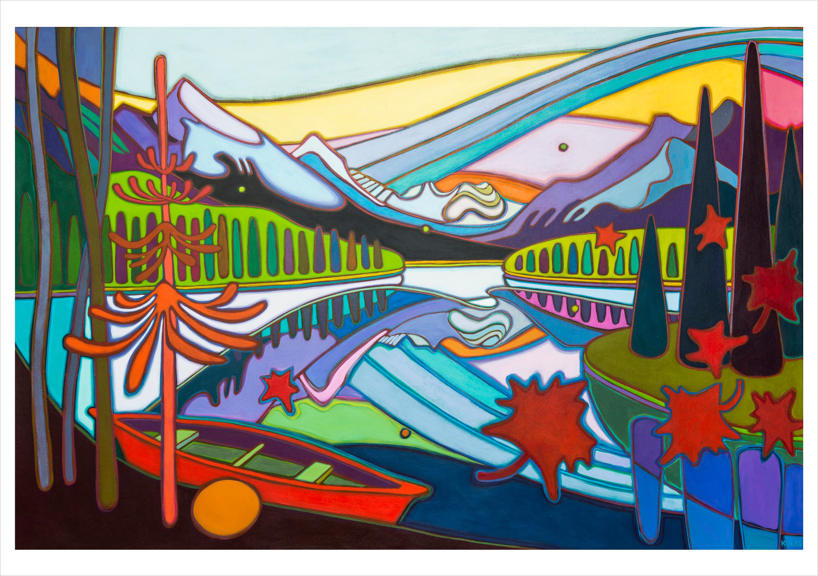 pomegranate-kulig-canadian-rockies-kartenbox-landschaft image 2