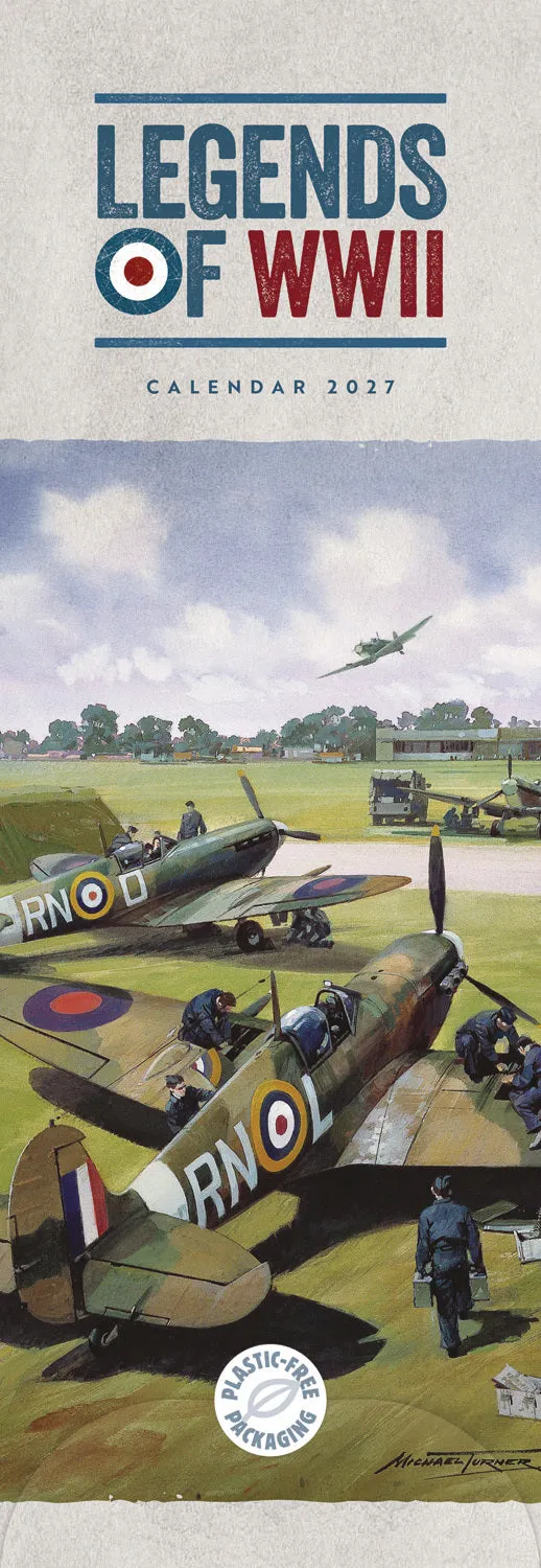 otter-house-legends-of-wwii-slim-kalender-2027-transport image 1