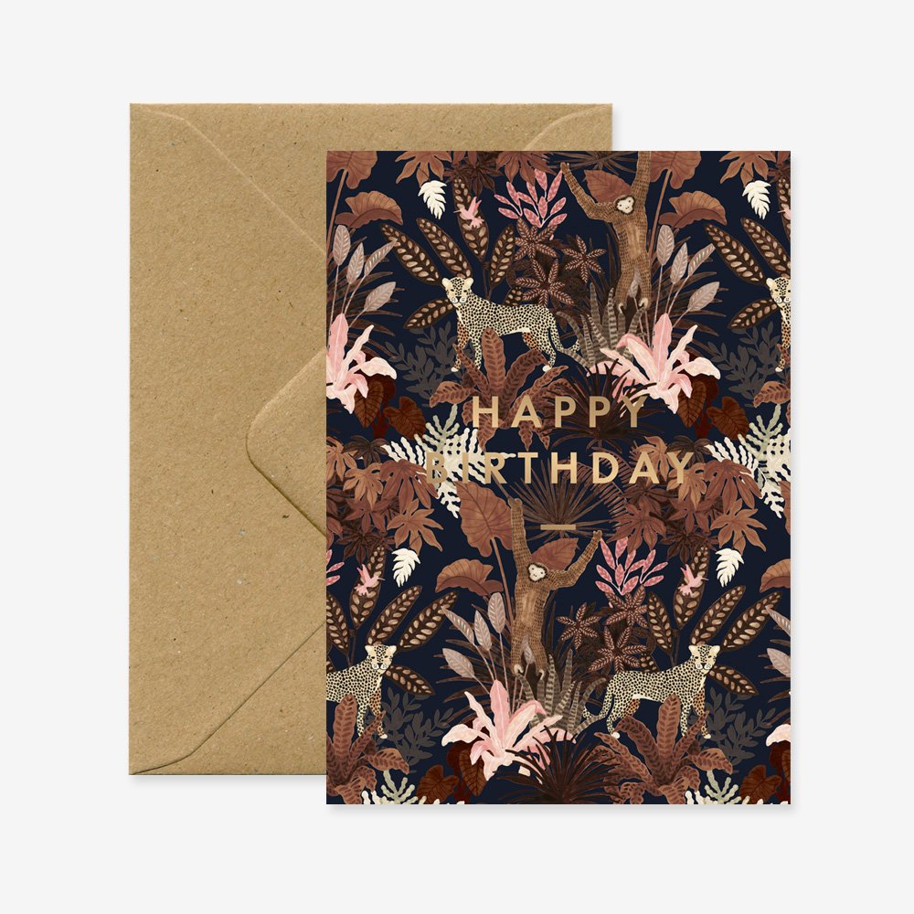 all-the-ways-to-say-greeting-cards-monkey-geburtstagskarte-a6 image 1
