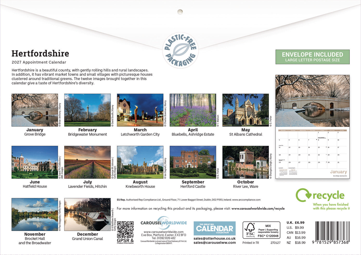 otter-house-hertfordshire-wandkalender-a4-kalender-2027-region image 2