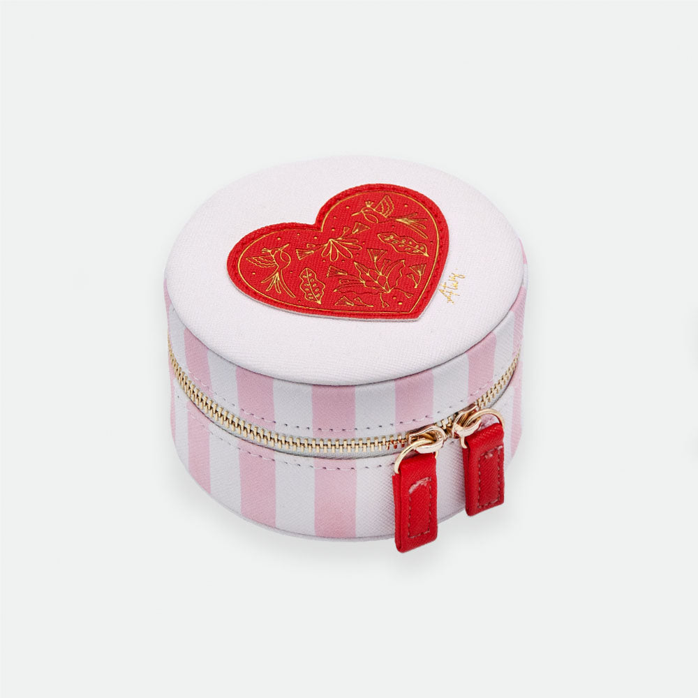 all-the-ways-to-say-pink-stripes-schmuckk-stchen-rund-herz image 1