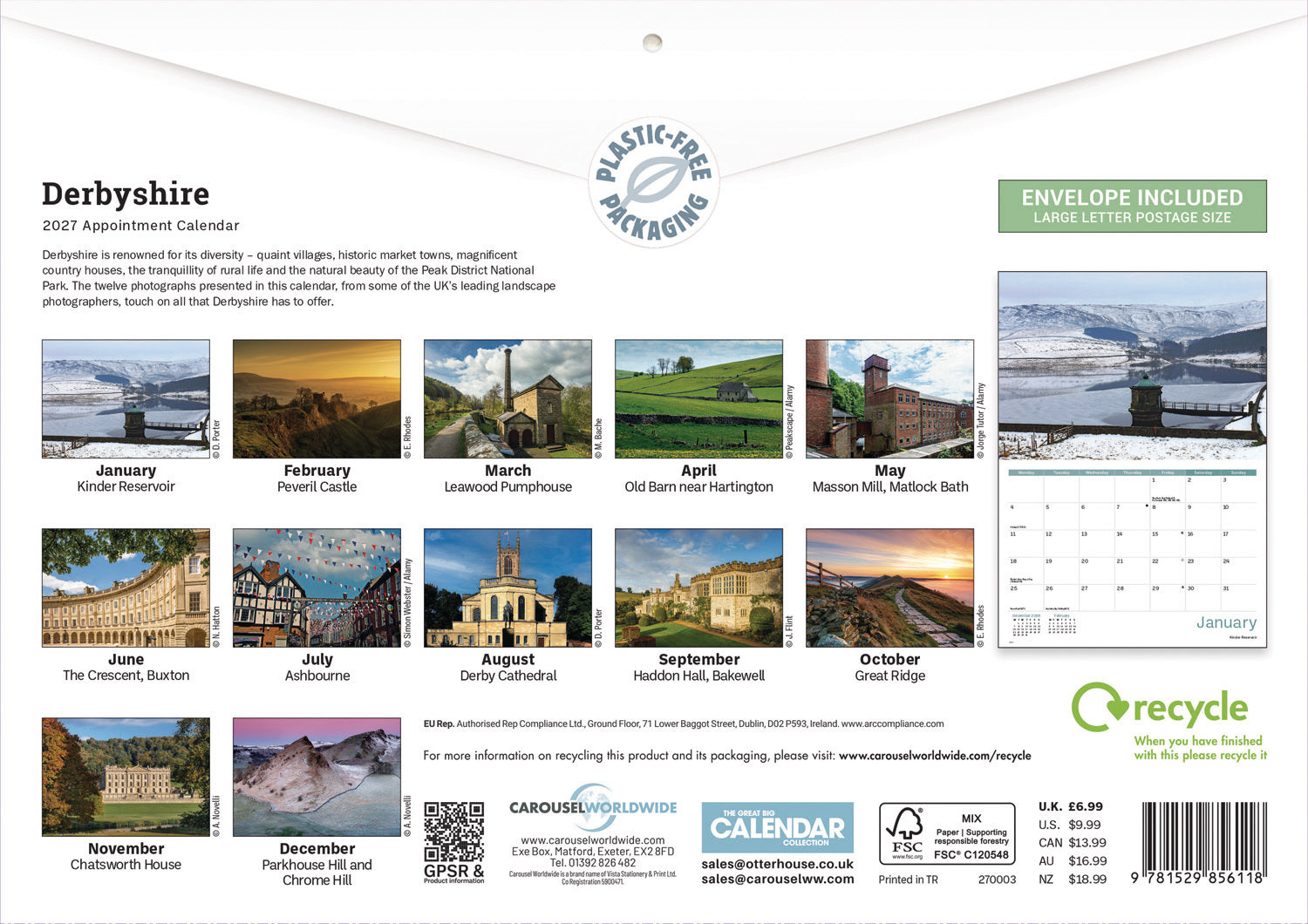 otter-house-derbyshire-a4-kalender-2027-wandkalender-monat image 2