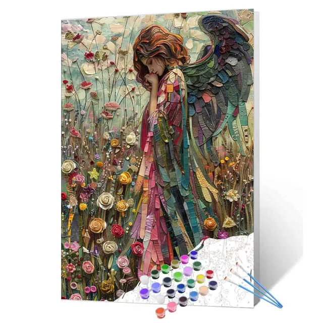 tucocoo-angel-in-the-garden-malen-nach-zahlen-engel-16x20 image 1