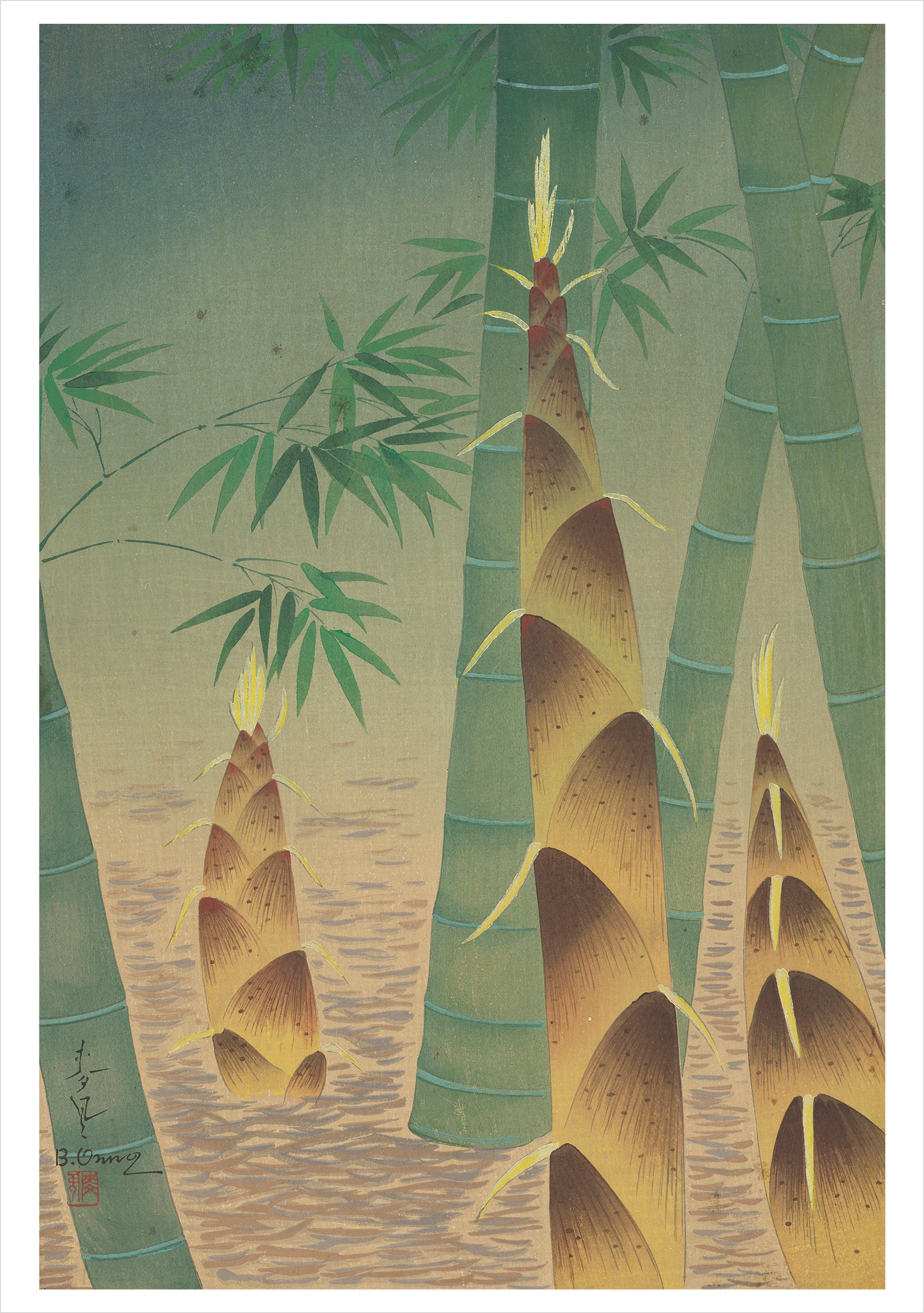 pomegranate-ohno-bamboo-grove-klappkarte-bambus image 1