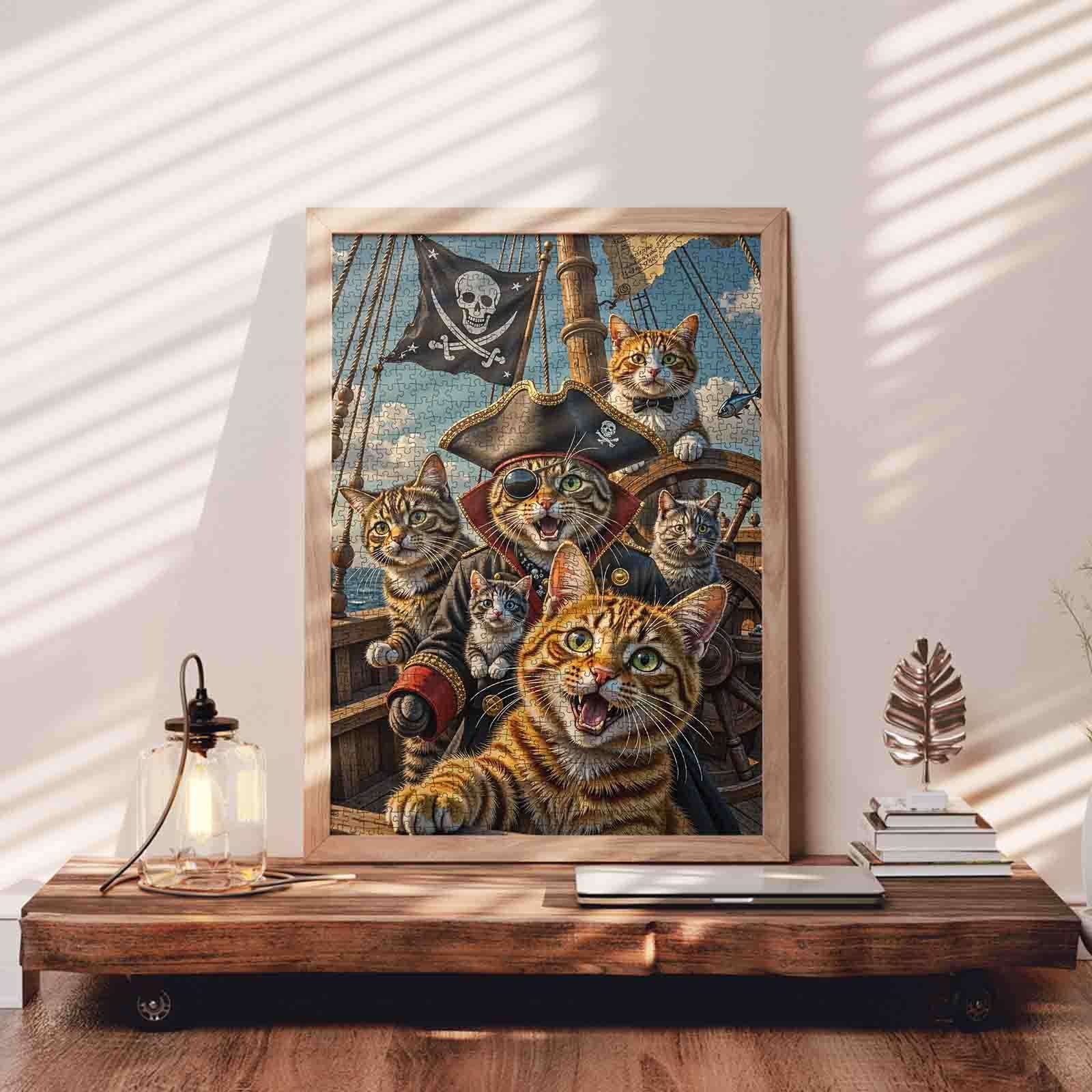 tucocoo-pirate-cat-crew-puzzle-1000-teile-katzen image 3