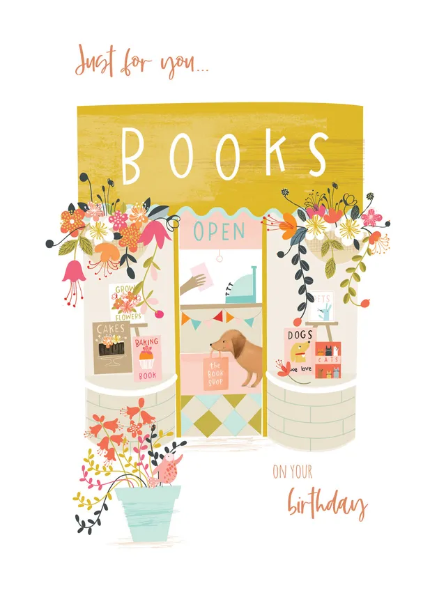 otter-house-olive-wilma-gru-karte-bookshop-dackel image 1