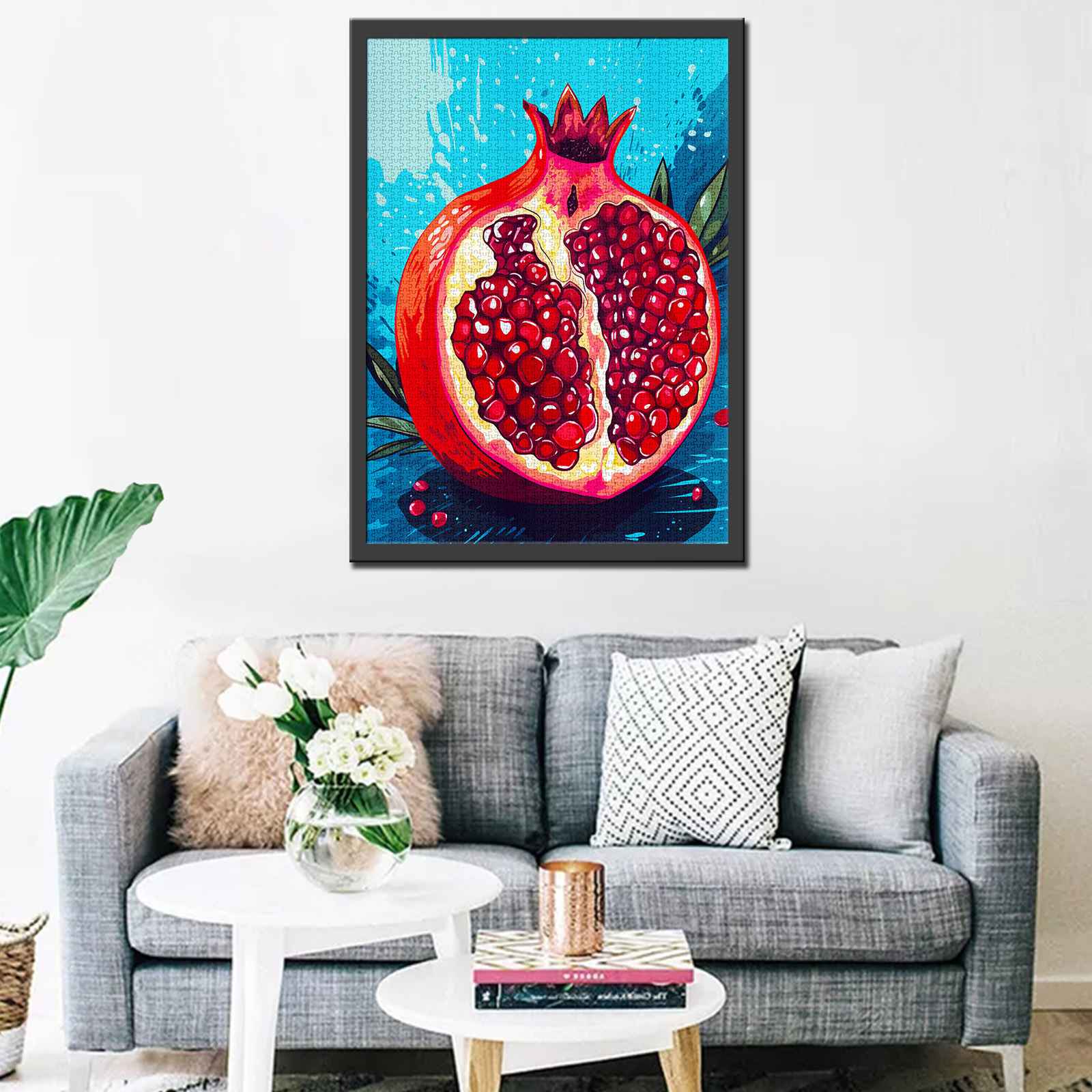 tucocoo-pop-art-pomegranate-puzzle-1000-teile-granatapfel image 3