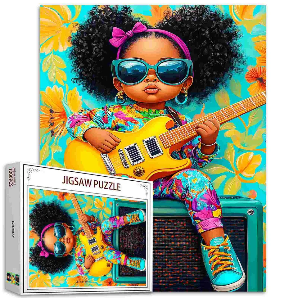 tucocoo-groovy-girl-guitar-puzzle-1000-teile-musik image 1