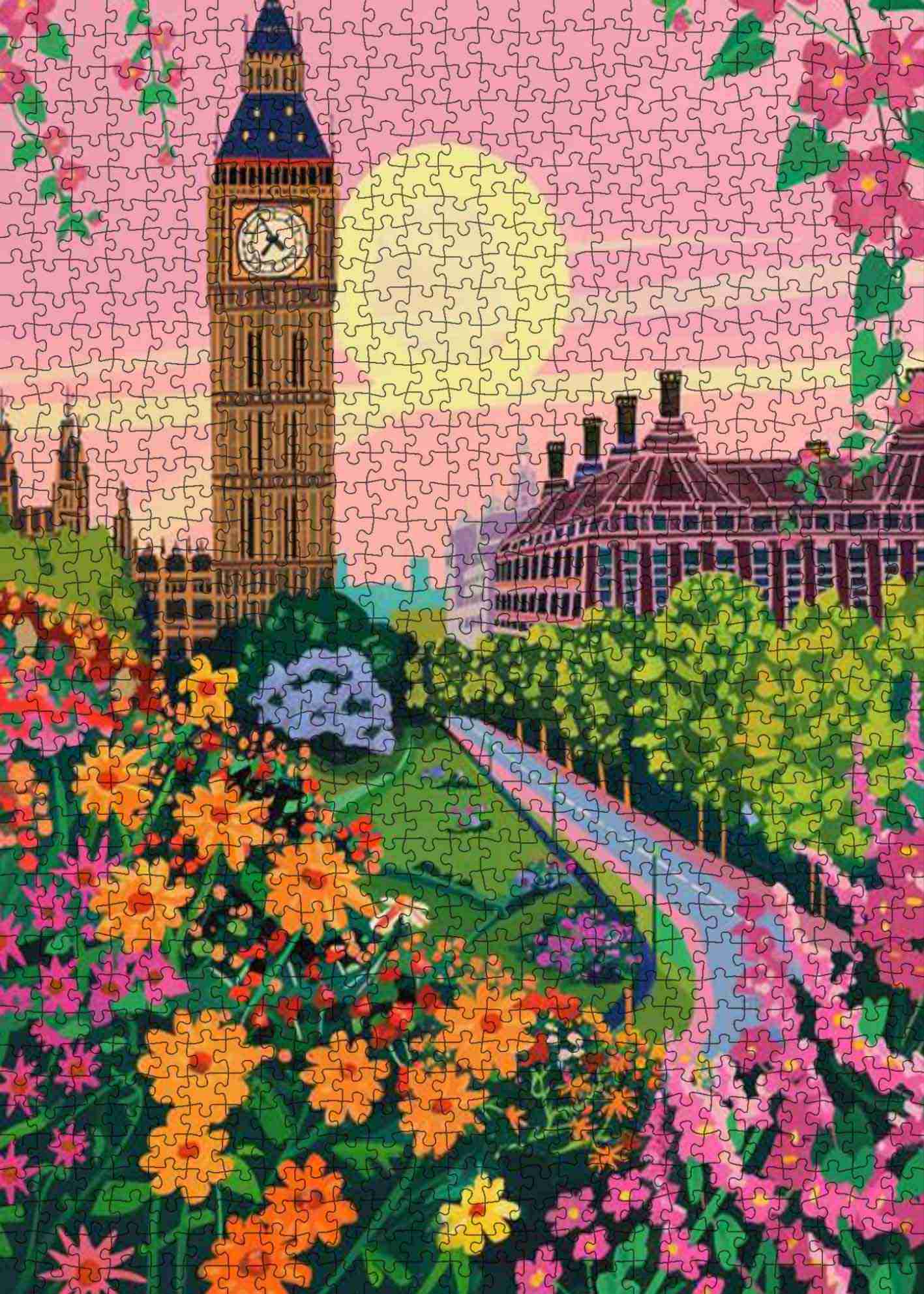 tucocoo-big-ben-garden-glow-puzzle-1000-teile-london image 2