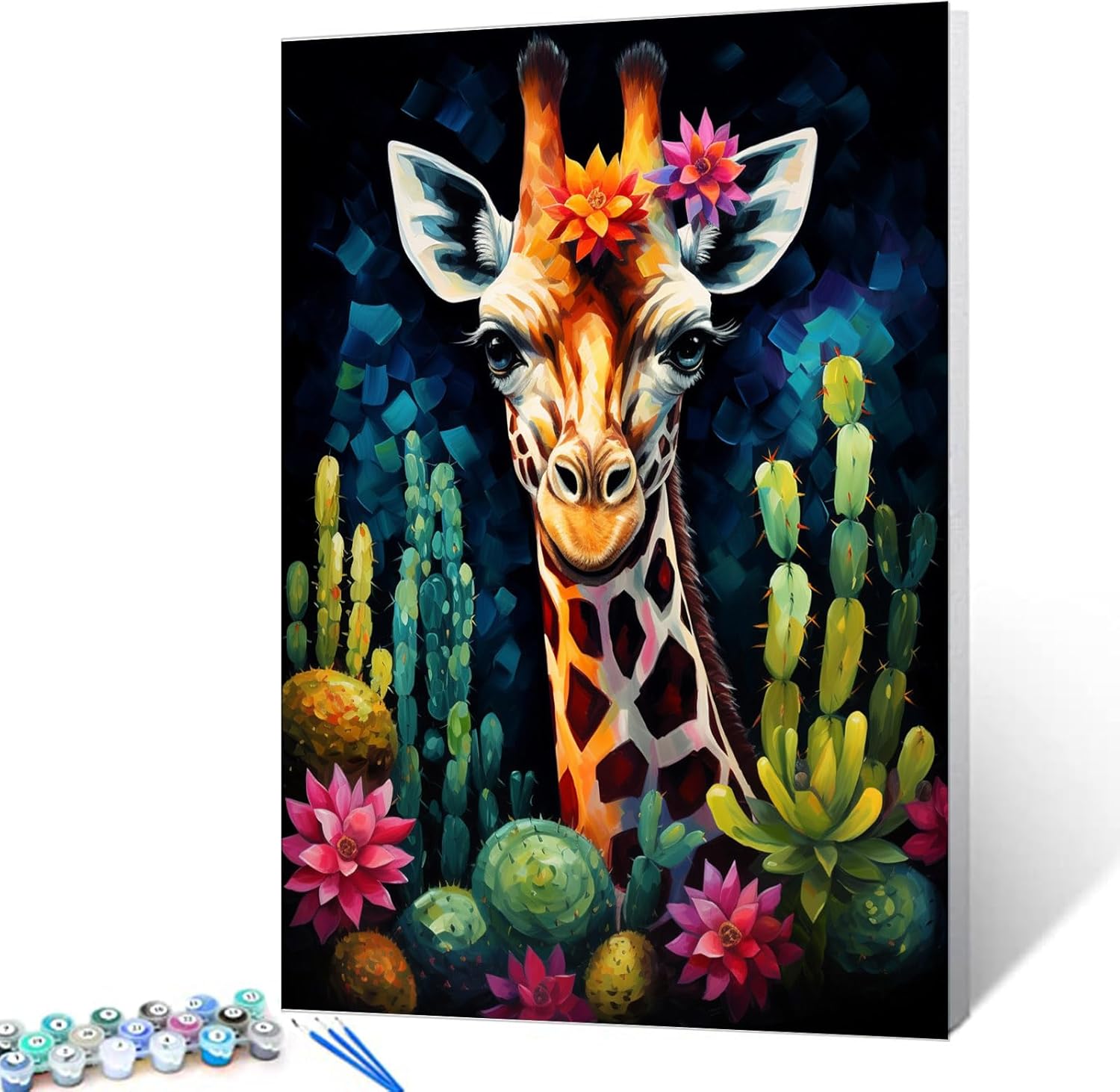tucocoo-abstract-giraffe-malen-nach-zahlen-16x20-giraffe image 1