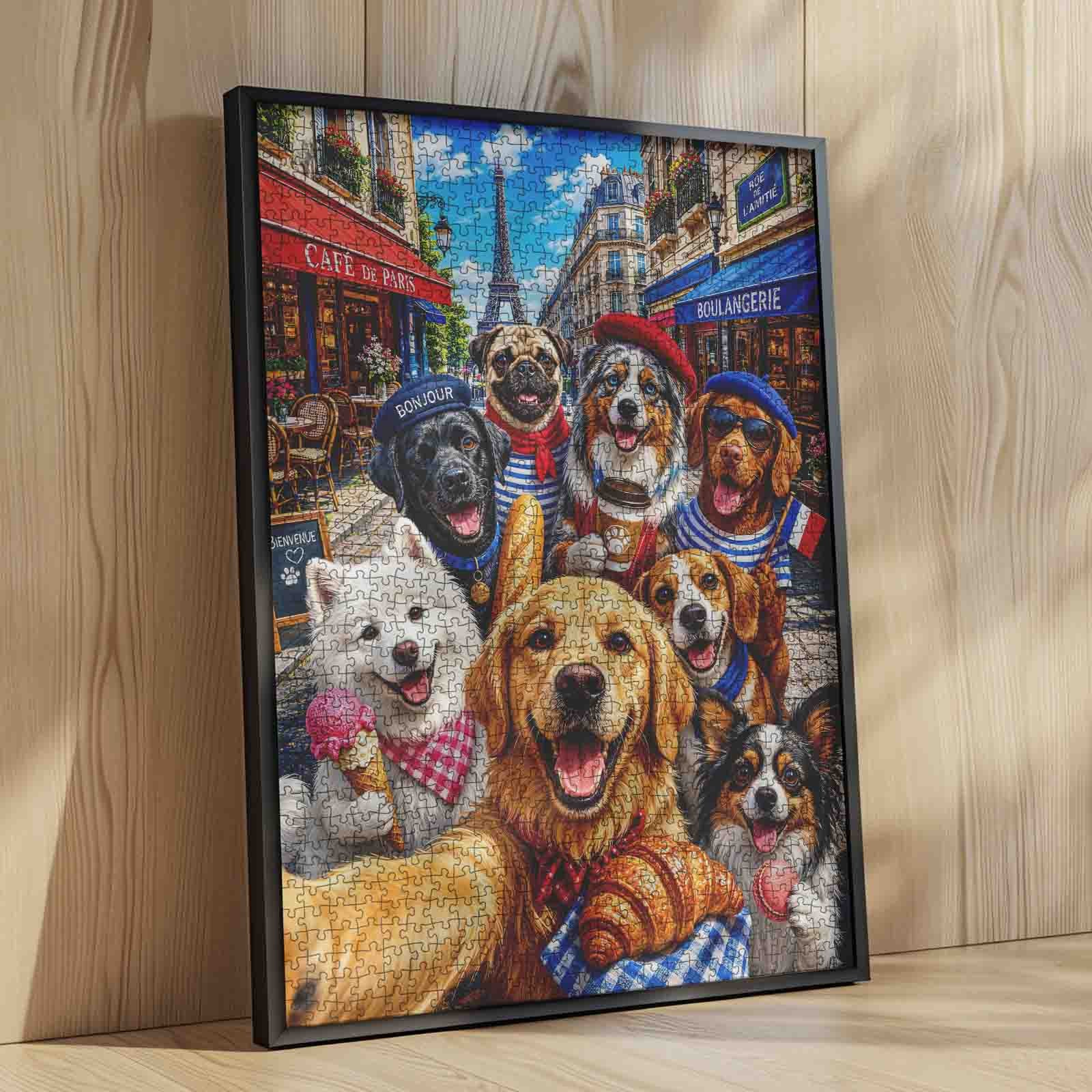 tucocoo-paris-caf-dog-friends-puzzle-1000-teile-hunde image 4