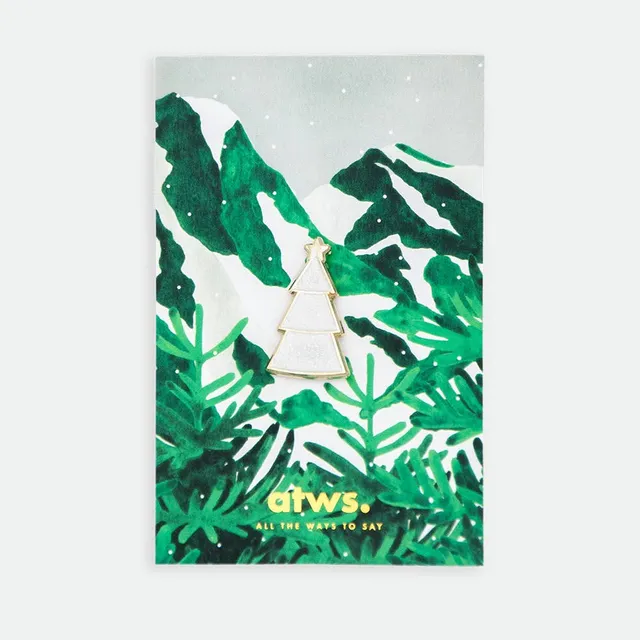 all-the-ways-to-say-white-christmas-tree-pin-anstecker-wei-emaille image 1
