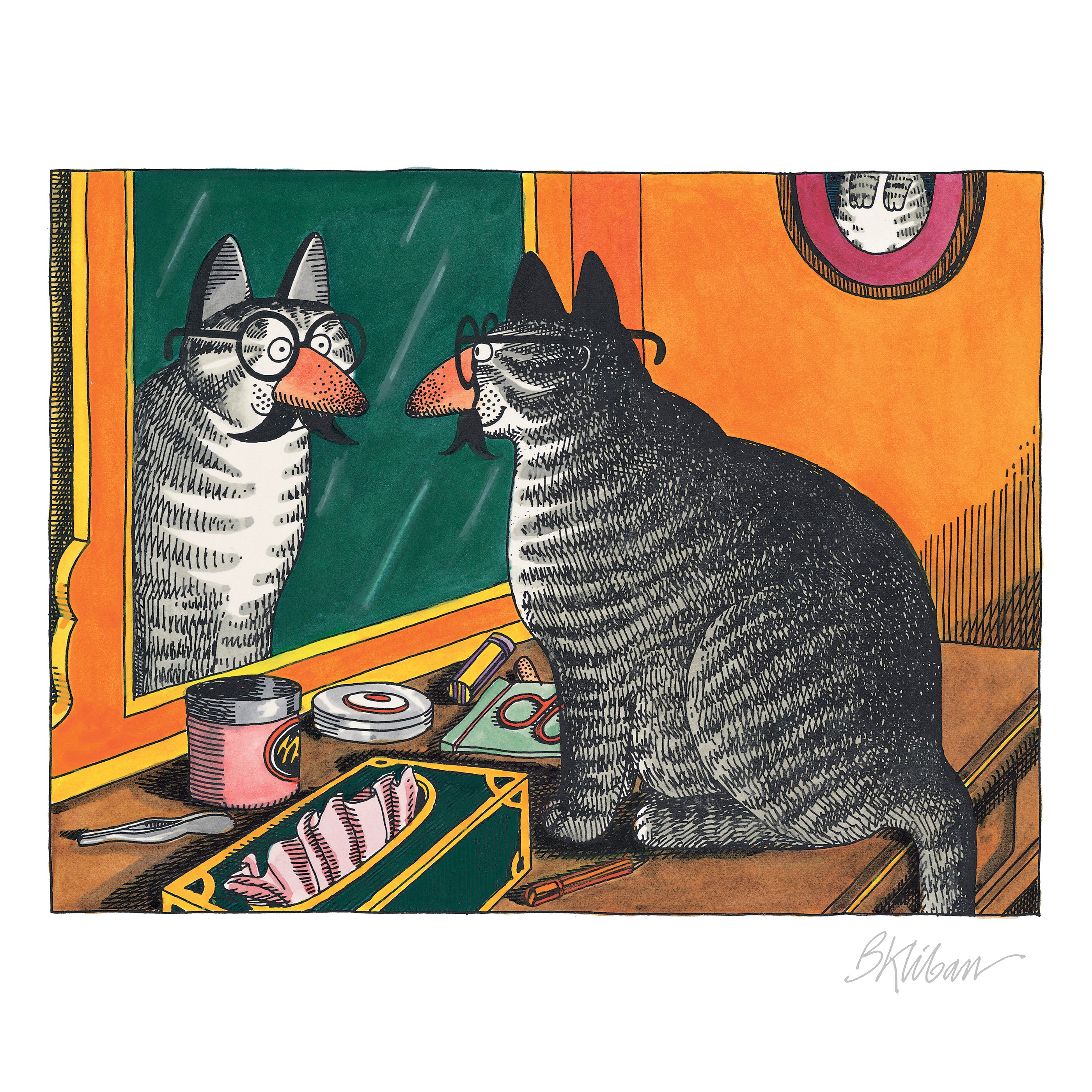 pomegranate-b-kliban-catcalendar-2027-wandkalender-katzen image 2