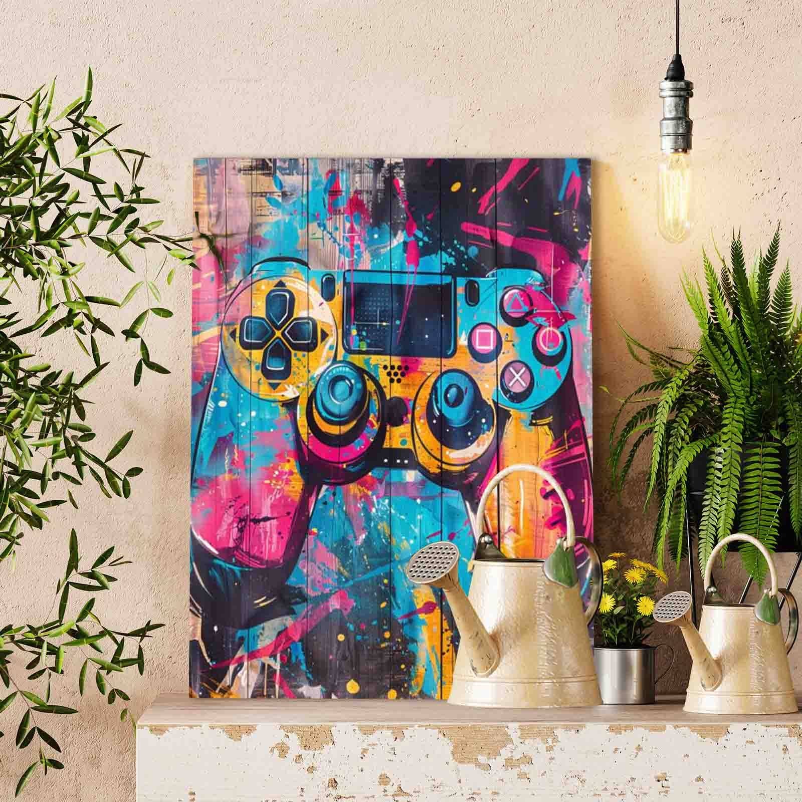 tucocoo-paint-by-numbers-graffiti-controller-malen-nach-zahlen-40x50 image 2
