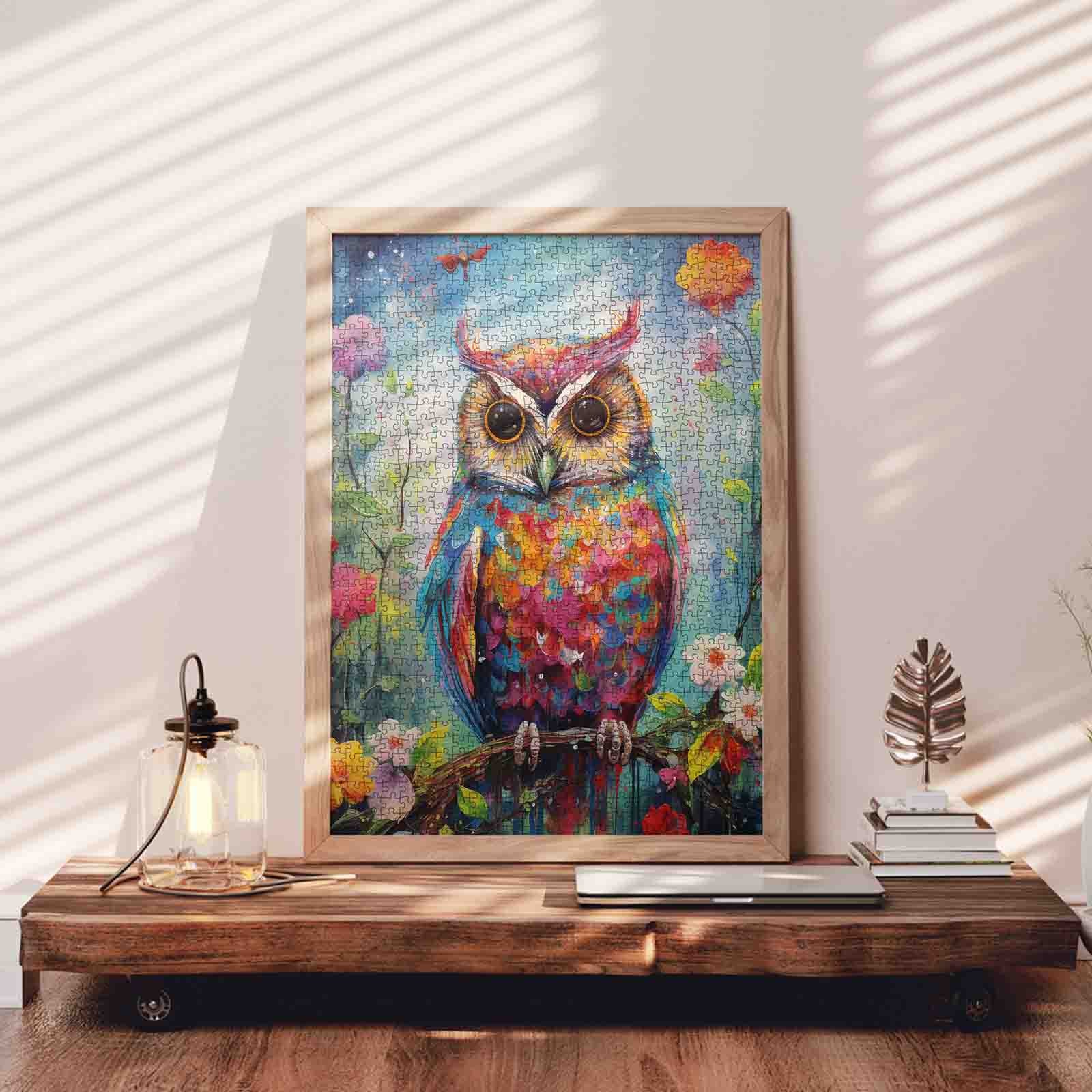 tucocoo-rainbow-owl-puzzle-1000-teile-bunte-eule image 3