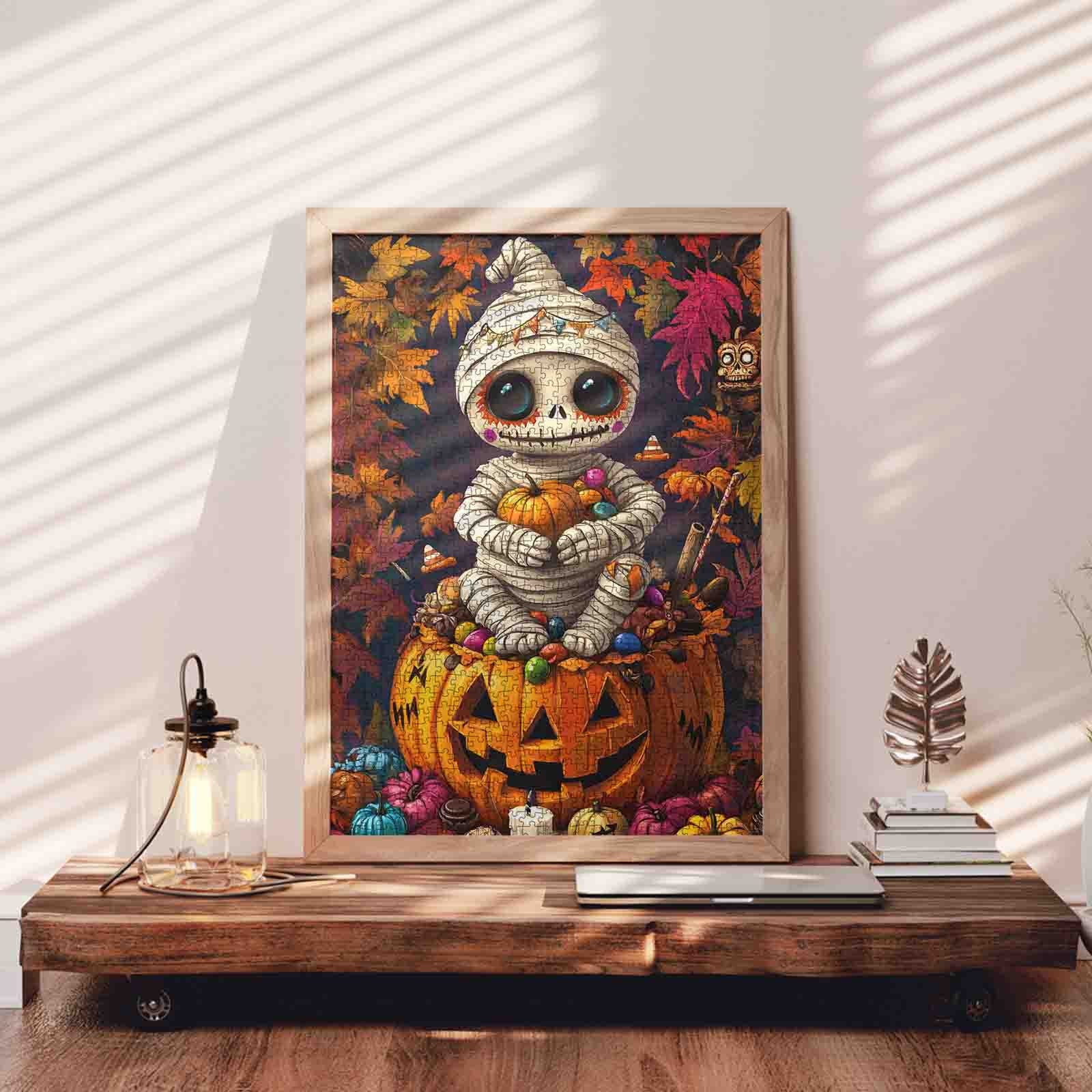 tucocoo-cute-halloween-mummy-puzzle-1000-teile-k-rbis image 3