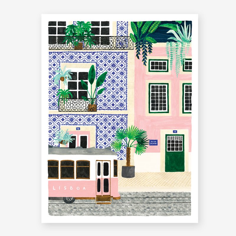 all-the-ways-to-say-lisboa-poster-lissabon-medium-29-7x39-7cm image 3