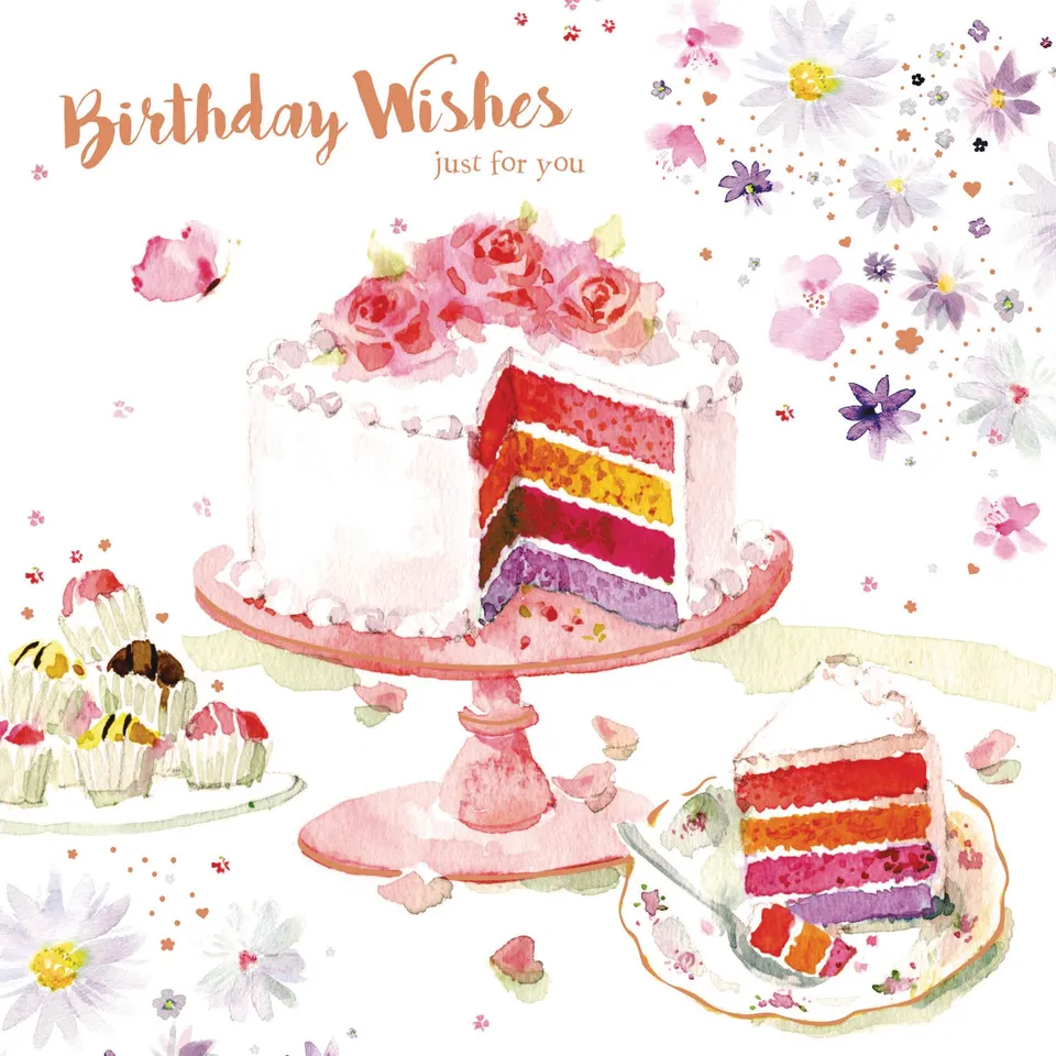 otter-house-birthday-treats-party-cake-geburtstagskarte image 1