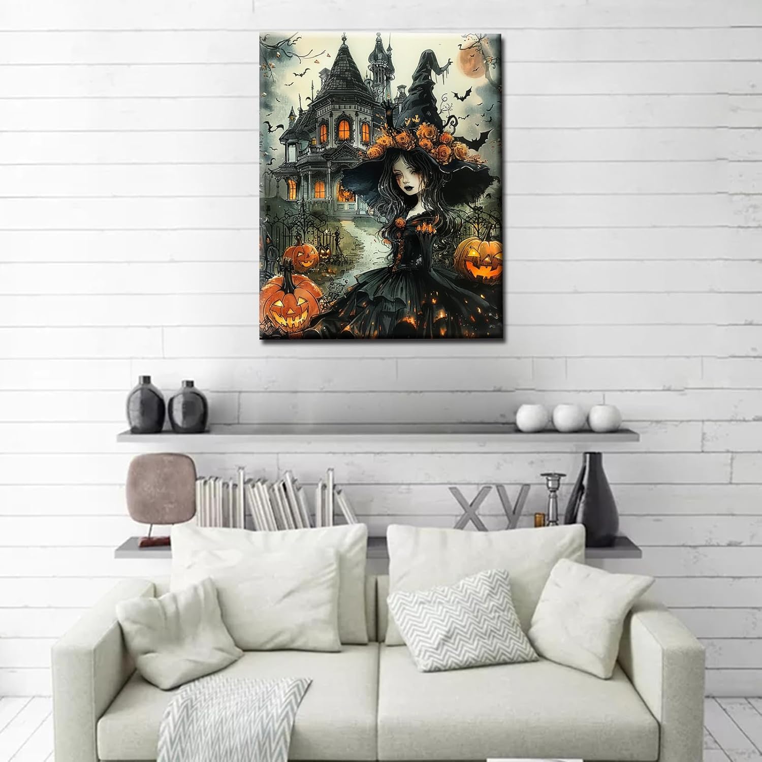 tucocoo-paint-by-numbers-gothic-schloss-hexe-malen-nach-zahlen image 2