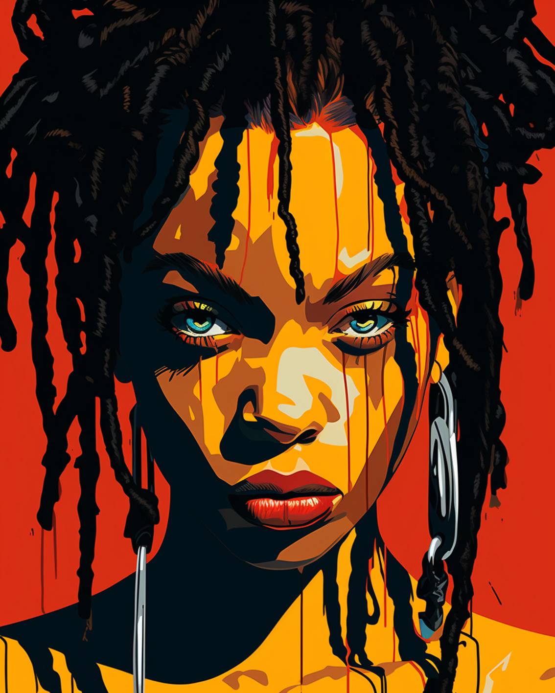 tucocoo-dreadlocks-frau-malen-nach-zahlen-40x50cm-portrait image 2