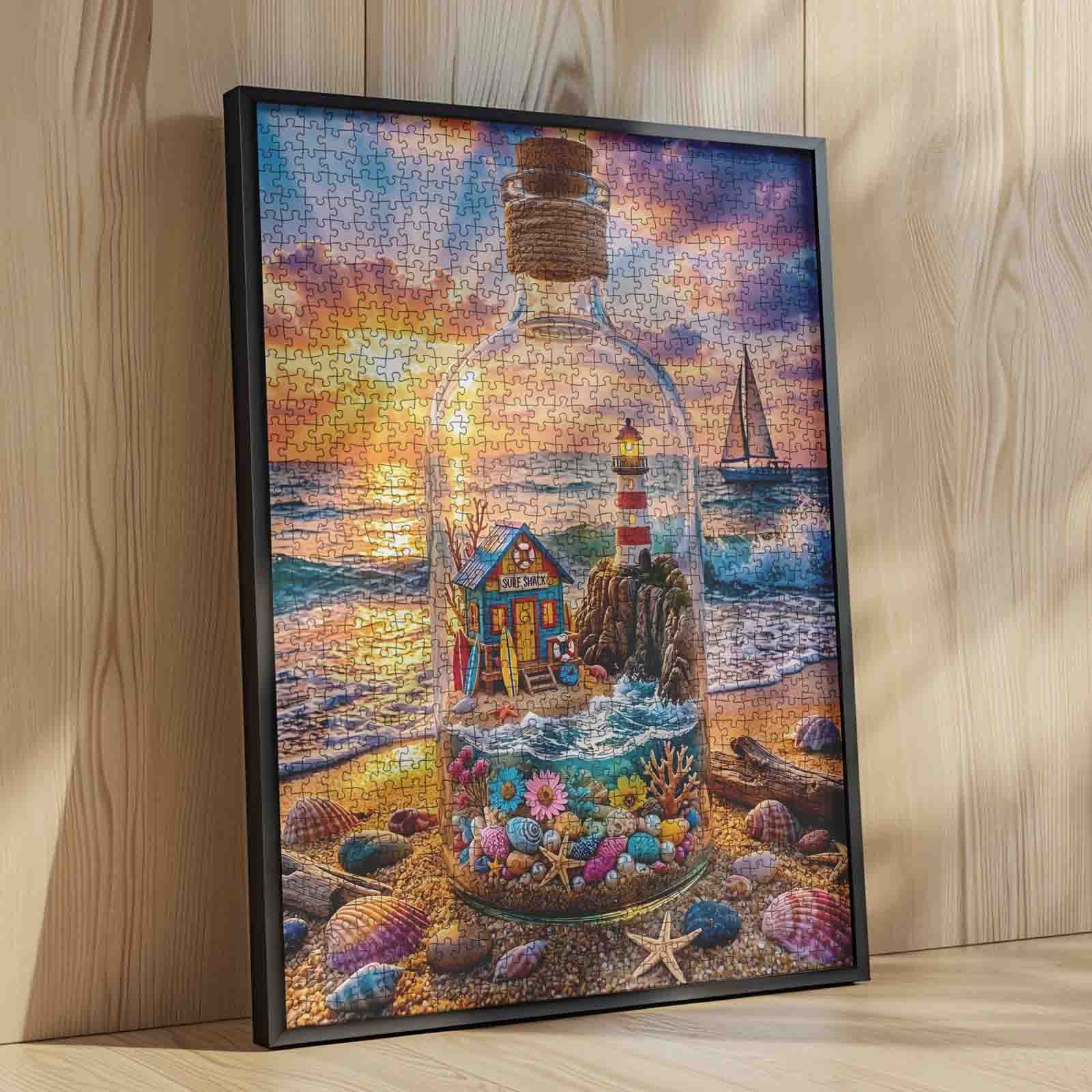 tucocoo-sunset-lighthouse-bottle-puzzle-1000-teile-leuchtturm image 4
