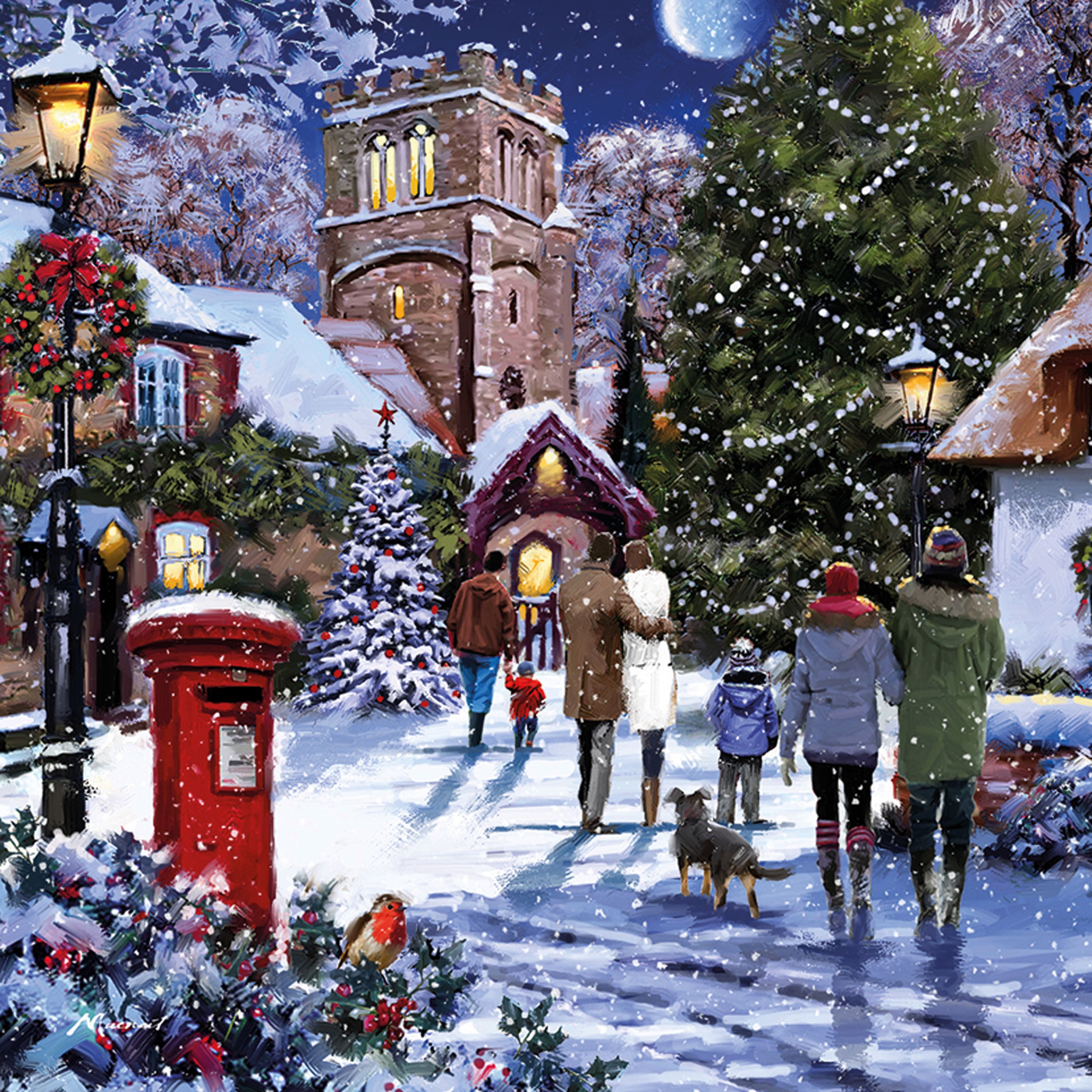otter-house-christmas-winter-scenes-weihnachtskarten-set image 3