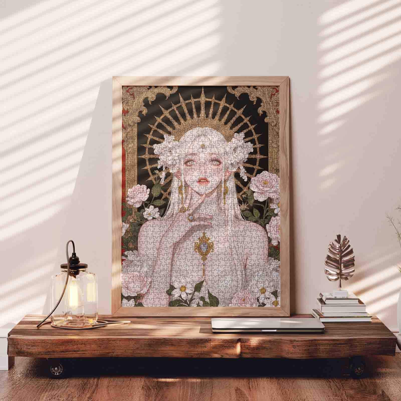 tucocoo-jigsaw-puzzles-regal-white-rose-princess-puzzle-1000-teile image 3