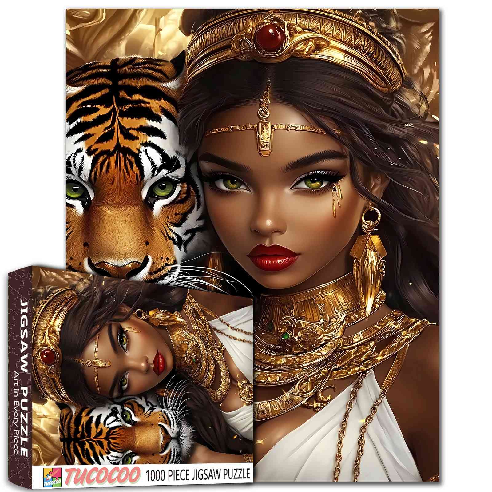 tucocoo-mystic-tiger-queen-puzzle-1000-teile-tiger-motiv image 1
