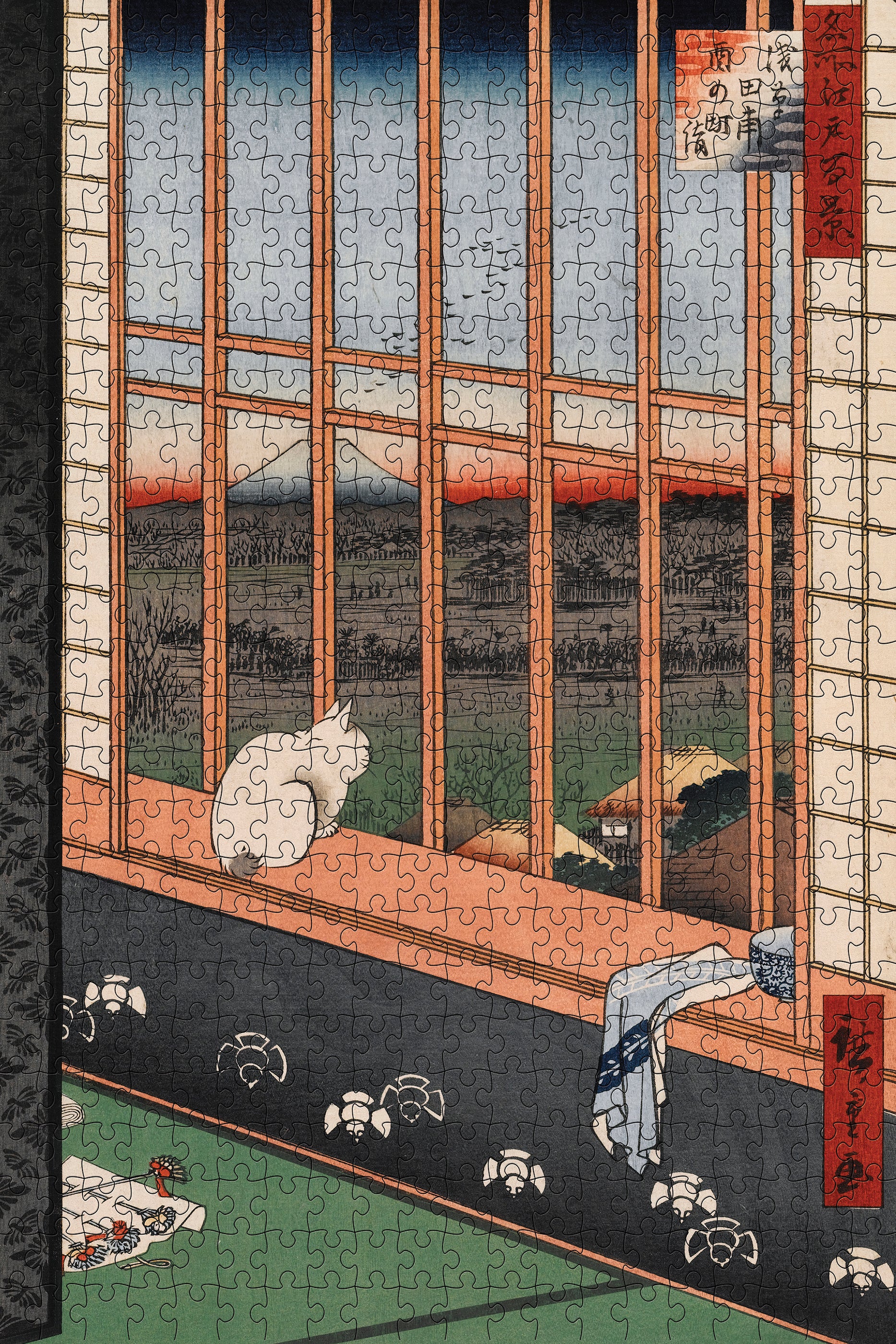 pomegranate-hiroshige-500-teile-puzzle-japan-landschaft image 2
