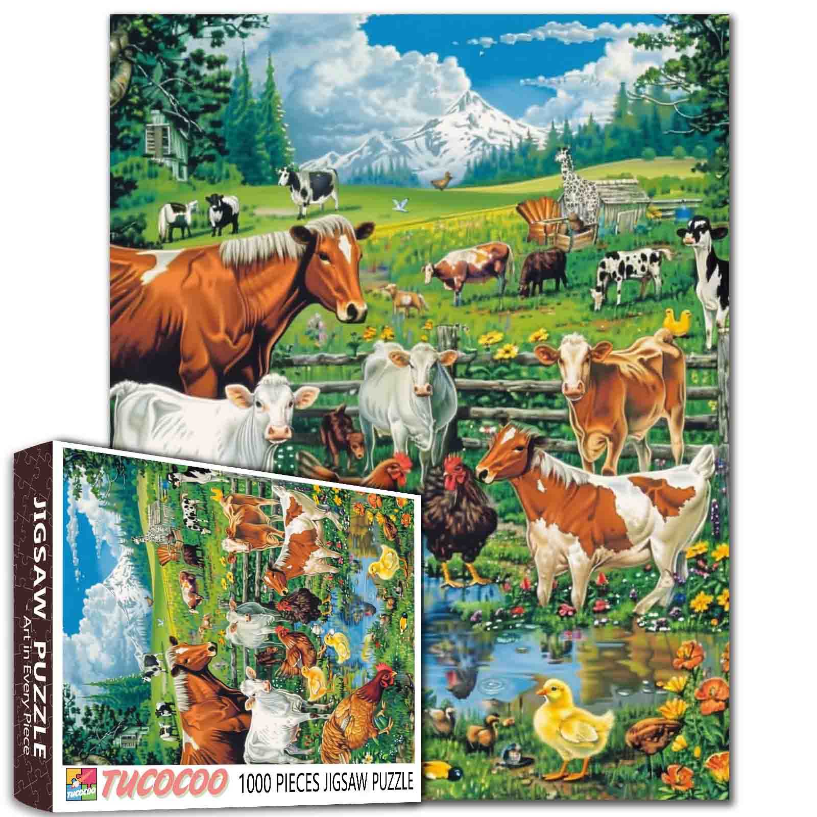 tucocoo-farm-animals-puzzle-1000-teile image 1