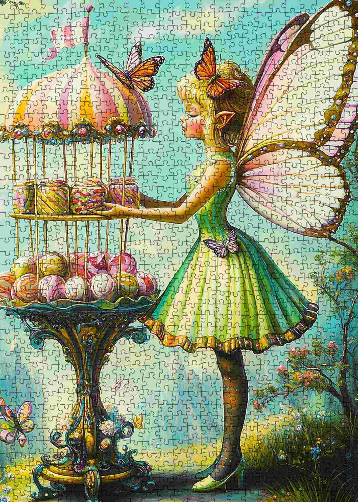 tucocoo-fairy-carousel-candies-puzzle-1000-teile-fee image 2