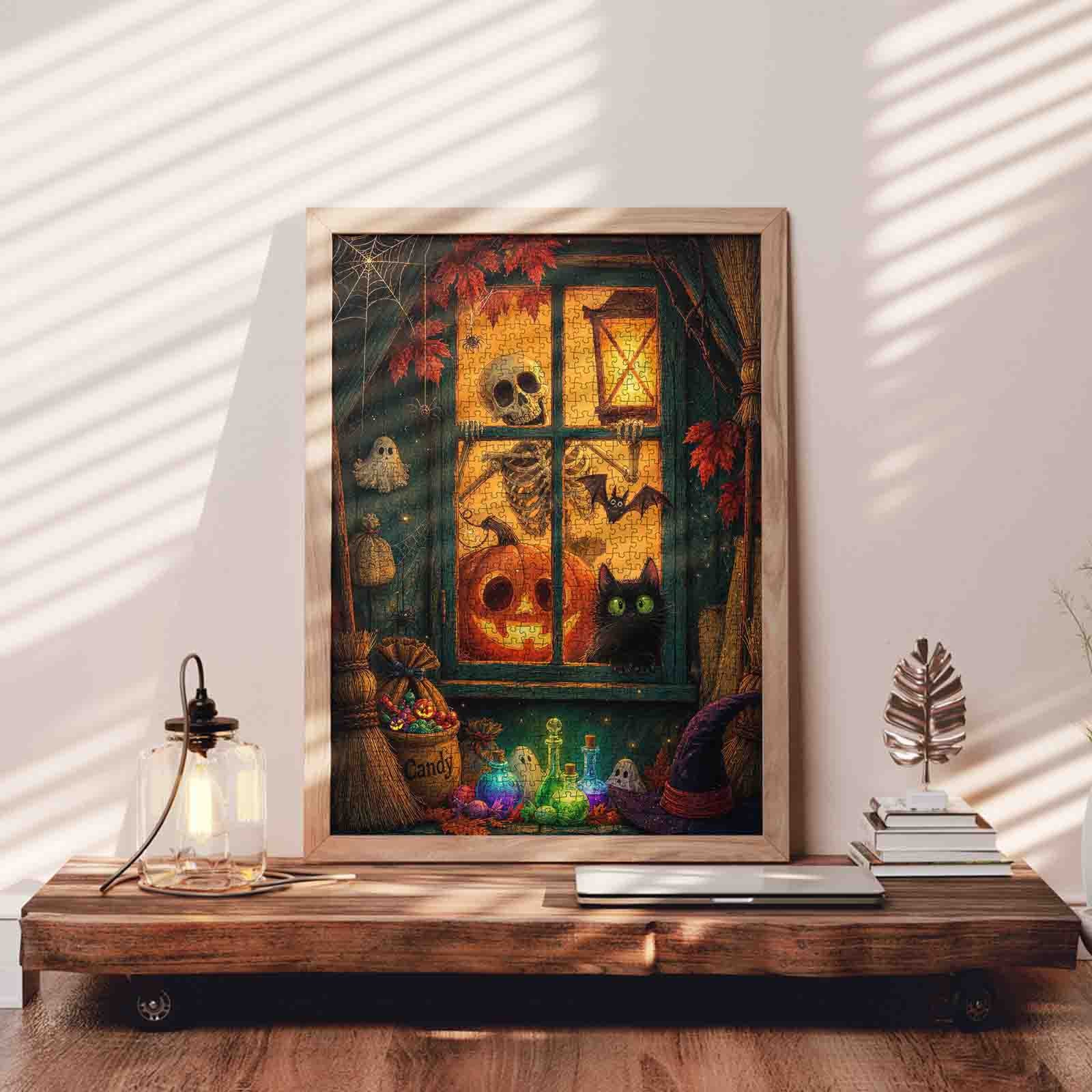 tucocoo-haunted-halloween-window-puzzle-1000-teile-k-rbis image 3
