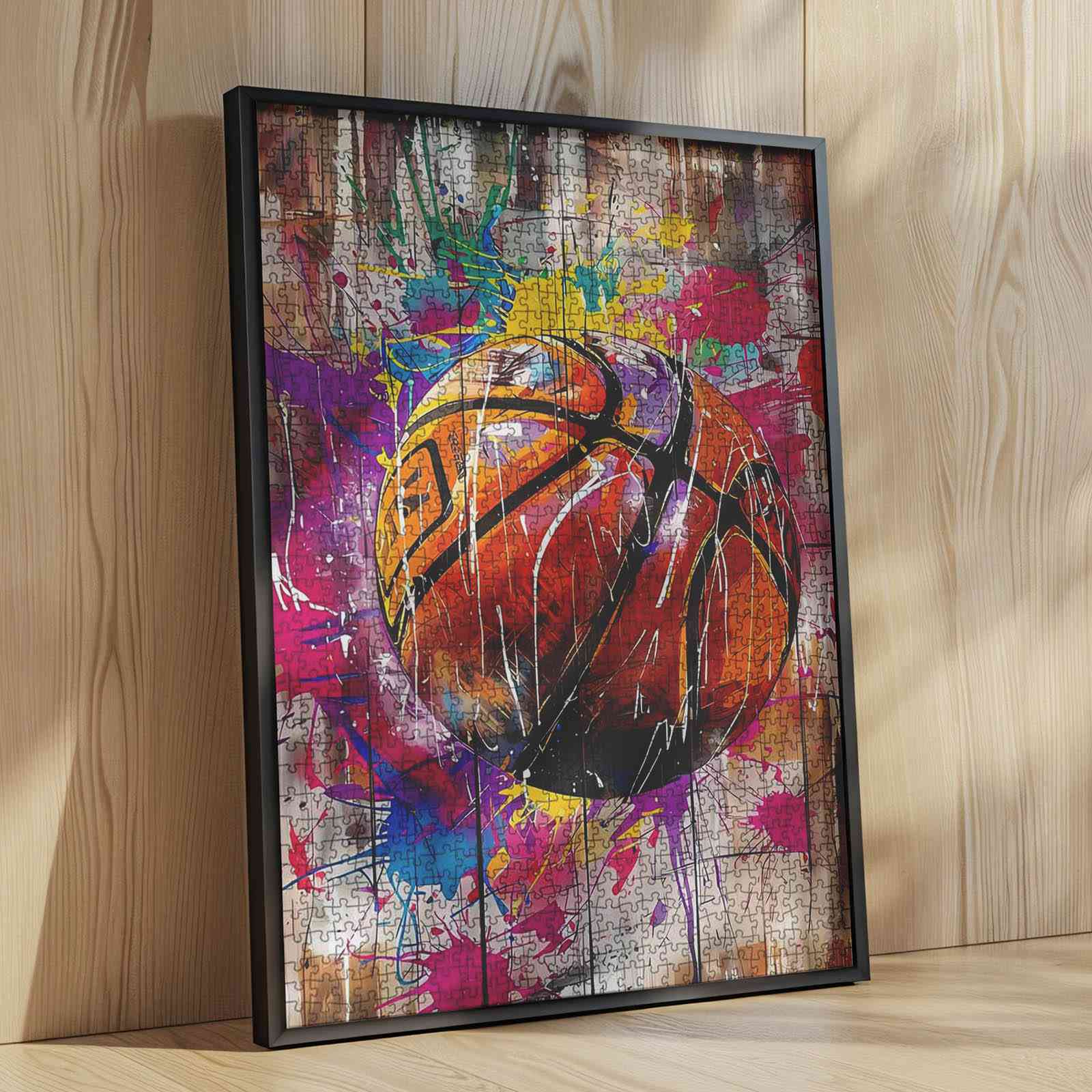 tucocoo-basketball-graffiti-wooden-board-puzzle-1000-teile image 4