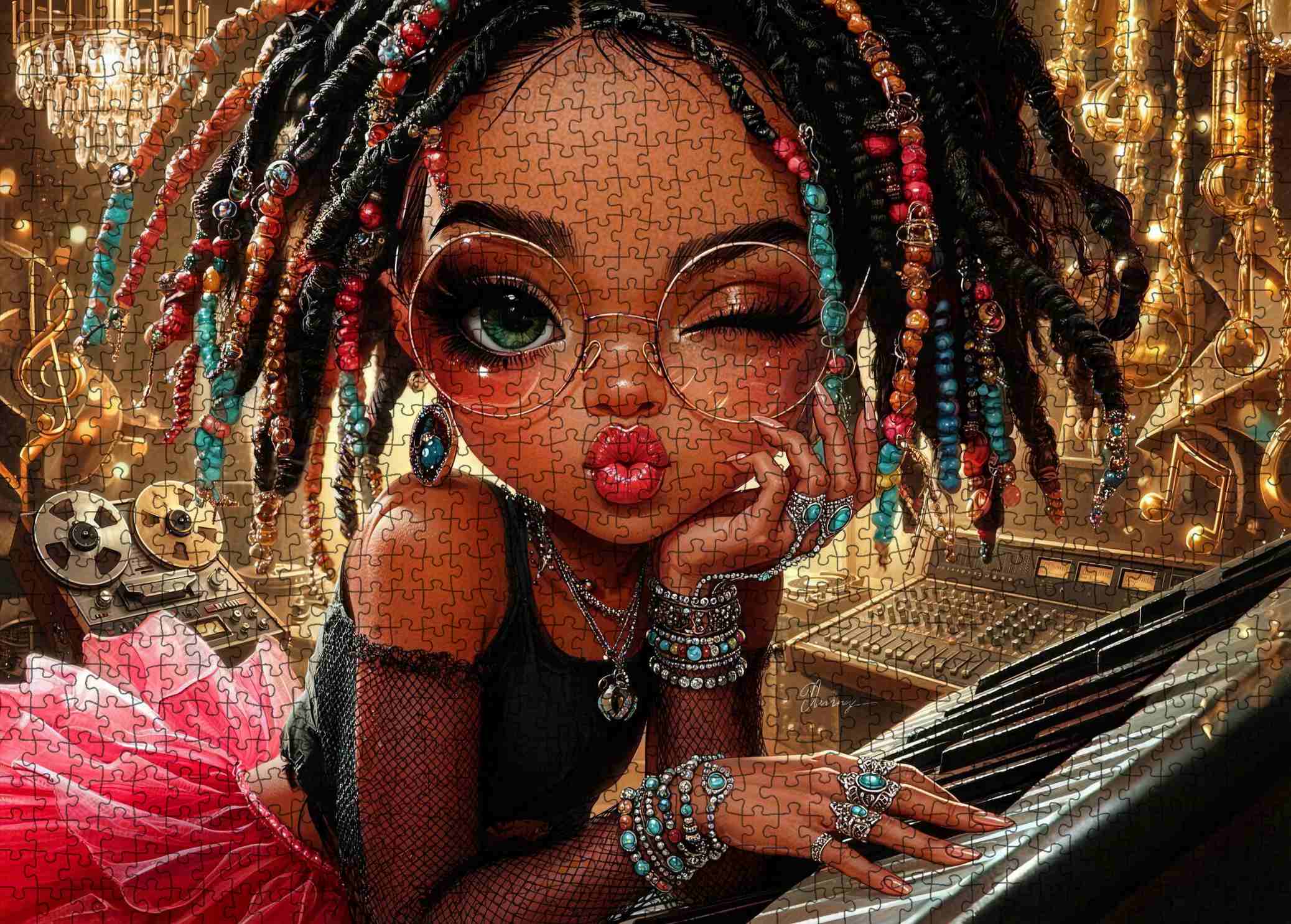 tucocoo-soulful-studio-girl-puzzle-1000-teile-portr-t image 2