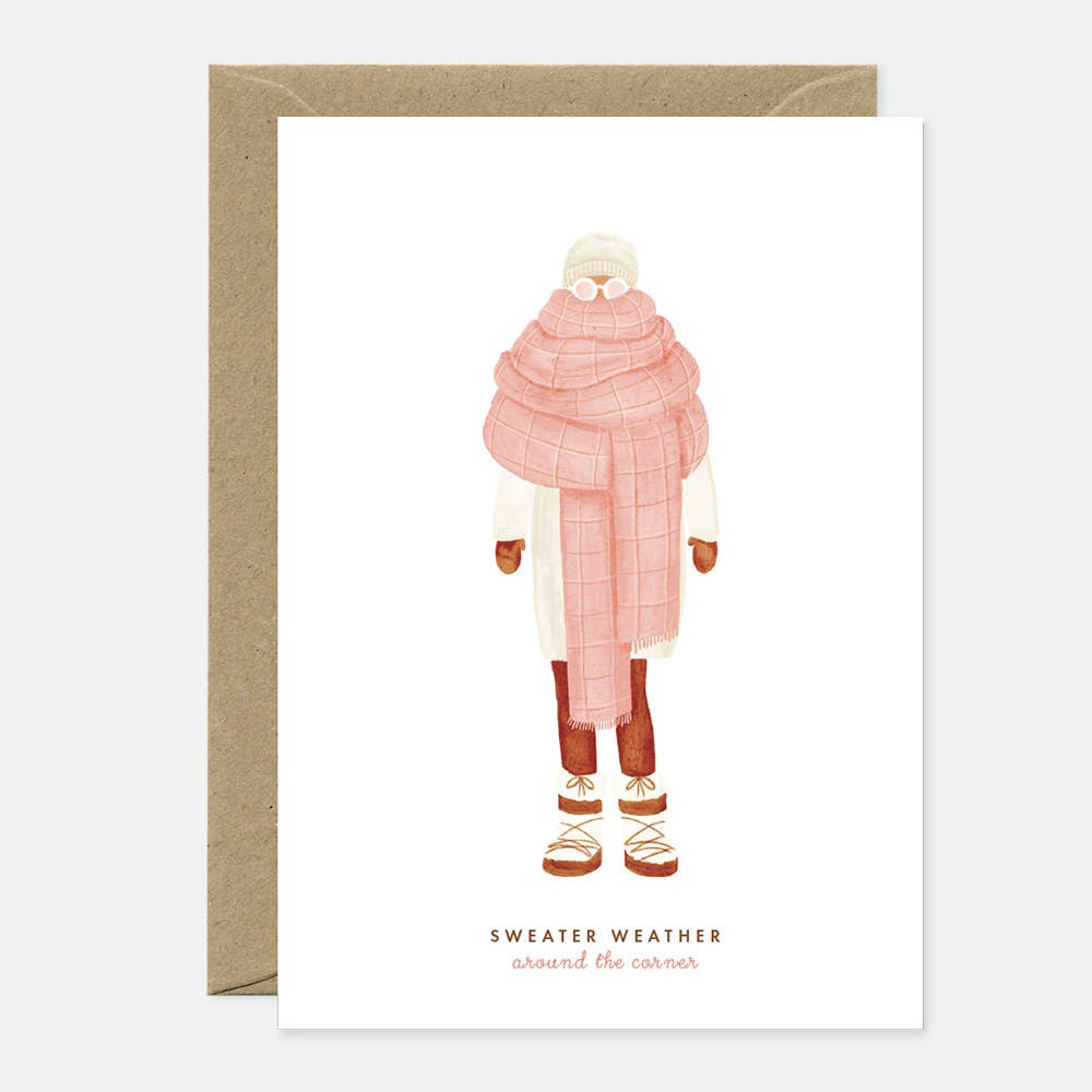 all-the-ways-to-say-sweater-weather-gru-karte-a6-winter image 1