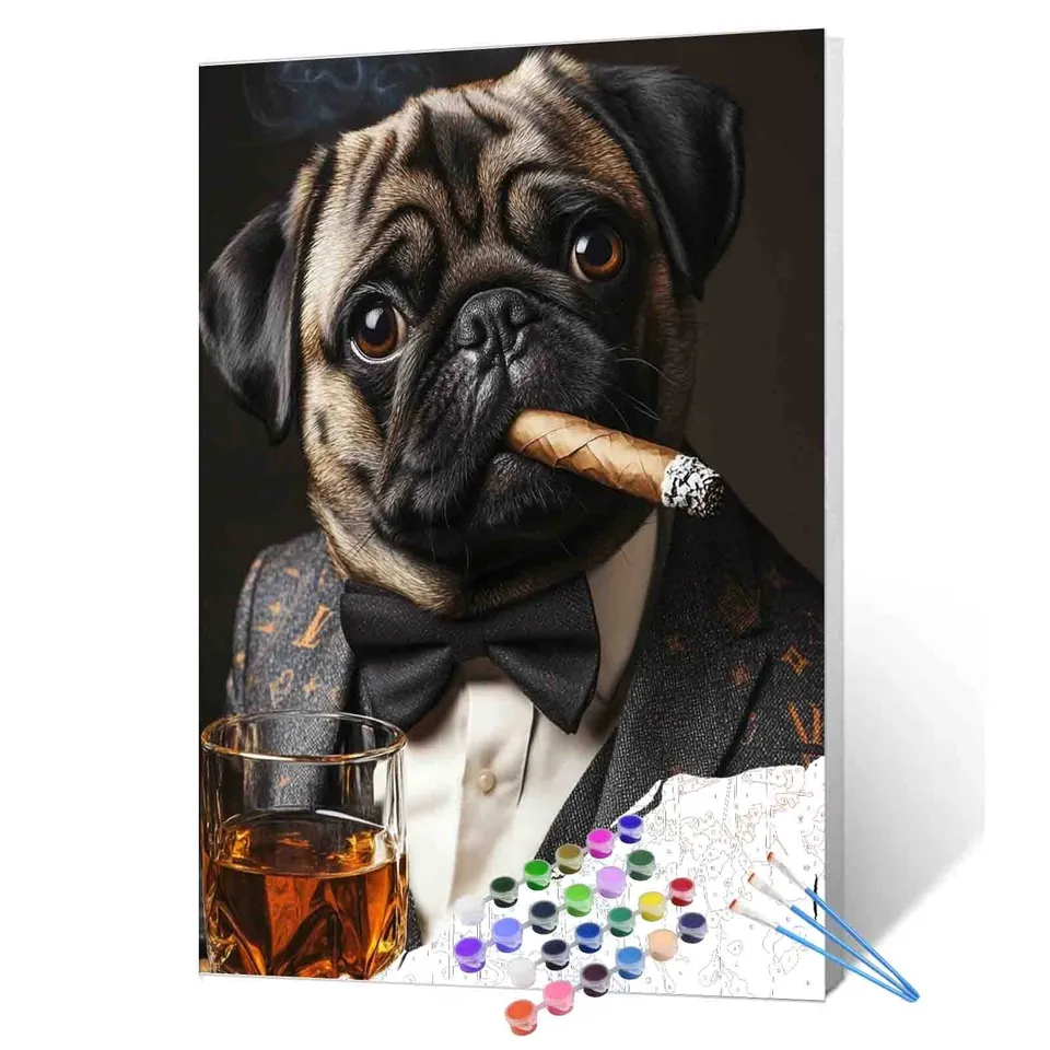 tucocoo-dapper-pug-malen-nach-zahlen-mops-40x50 image 1