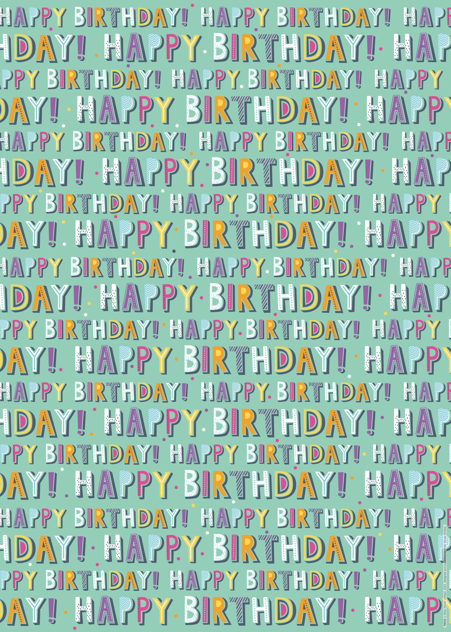 otter-house-happy-birthday-text-geschenkpapier-2-bogen-tags image 2