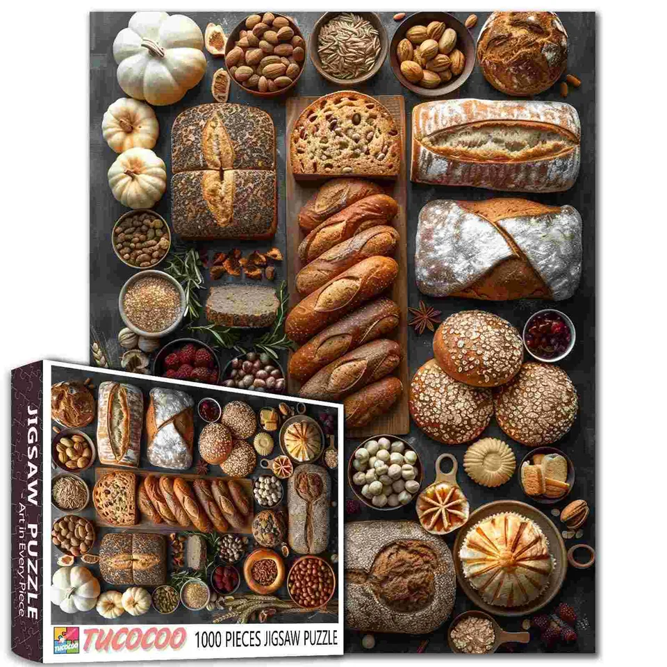tucocoo-jigsaw-artisan-breads-bakery-puzzle-1000-teile-brot image 1